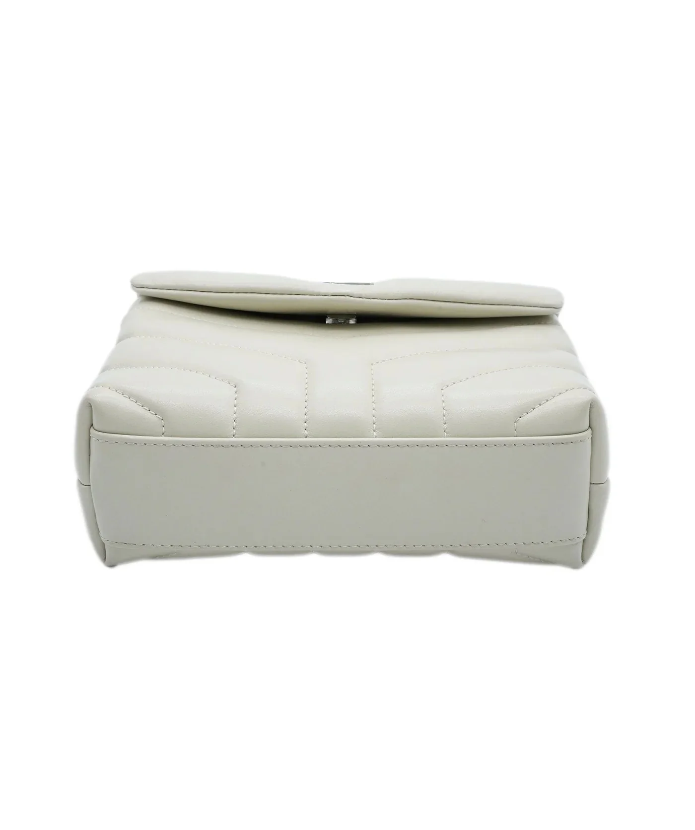 Blanc Vintage Calfskin Toy Loulou Bag - Image 6