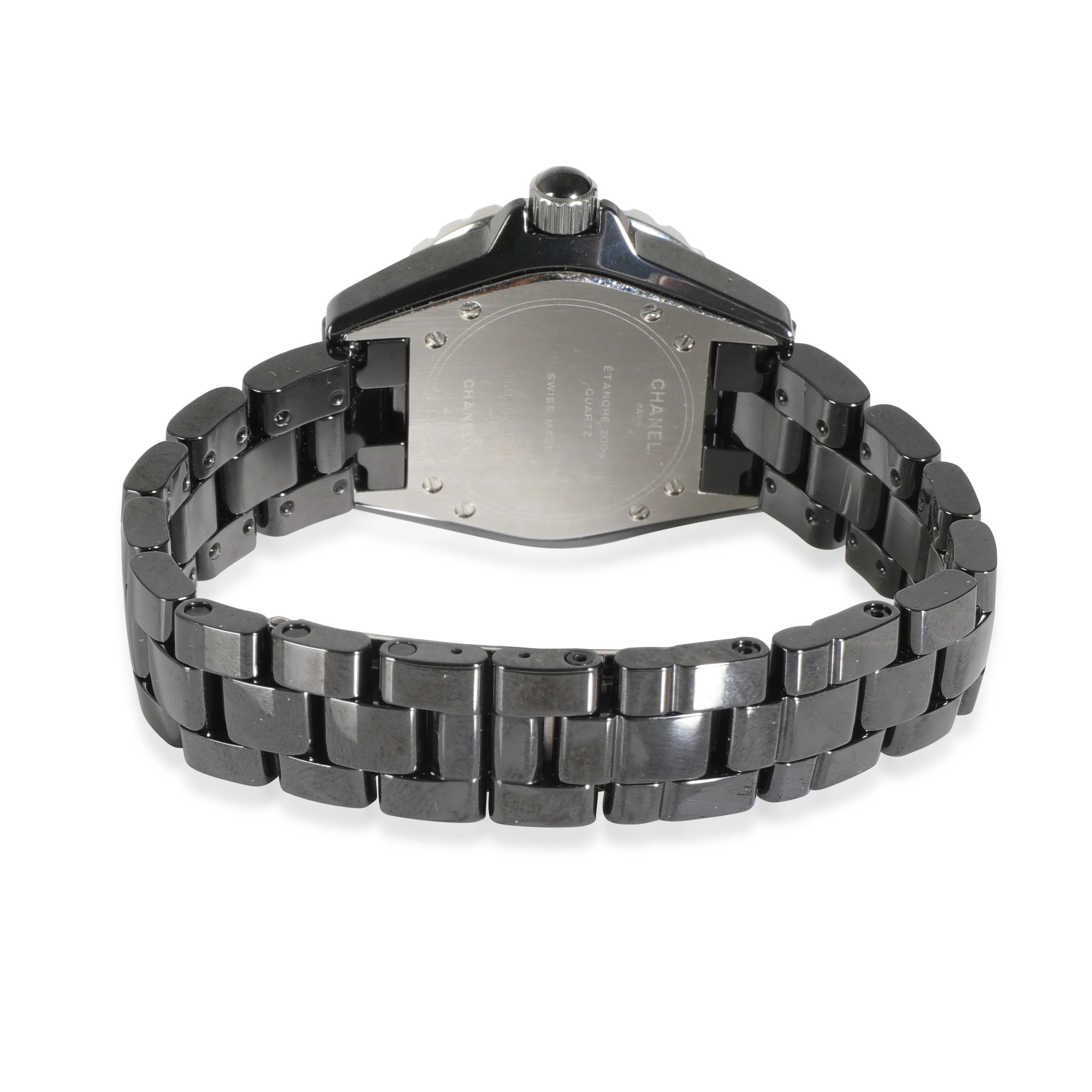 H0949 Womens Watch in  Ceramic 1 CTW - Image 4