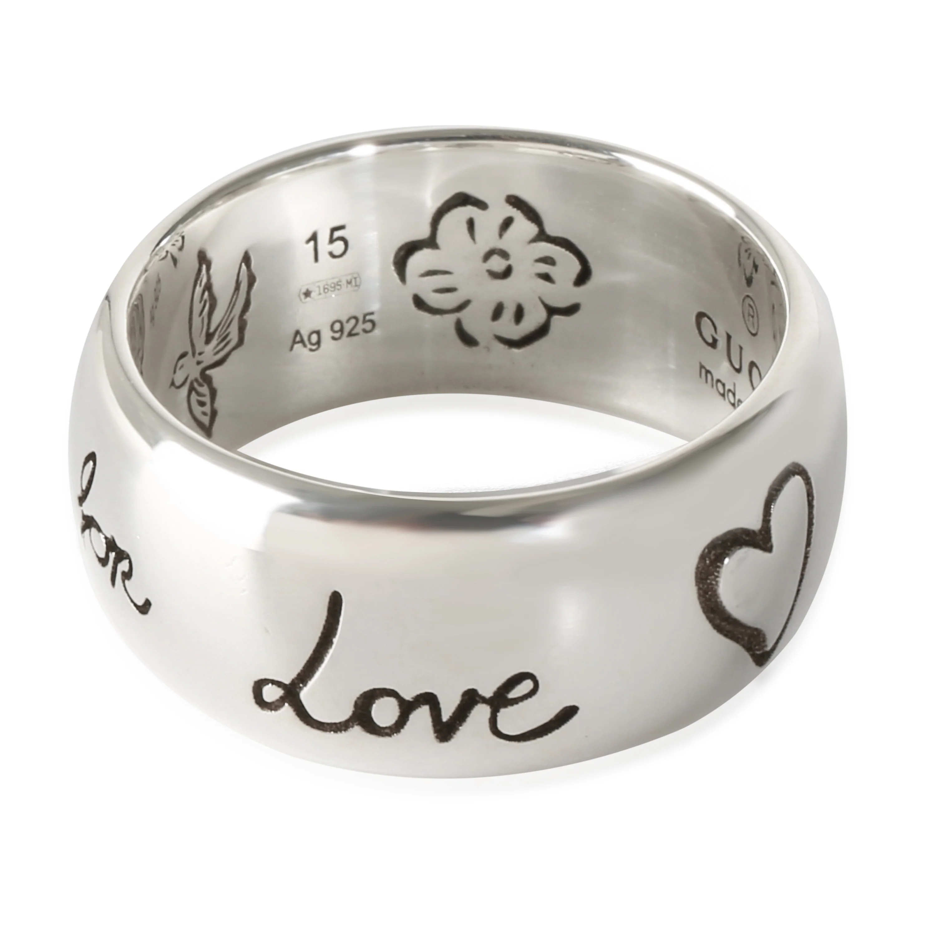 Blind for Love Band in  Sterling Silver - Image 3