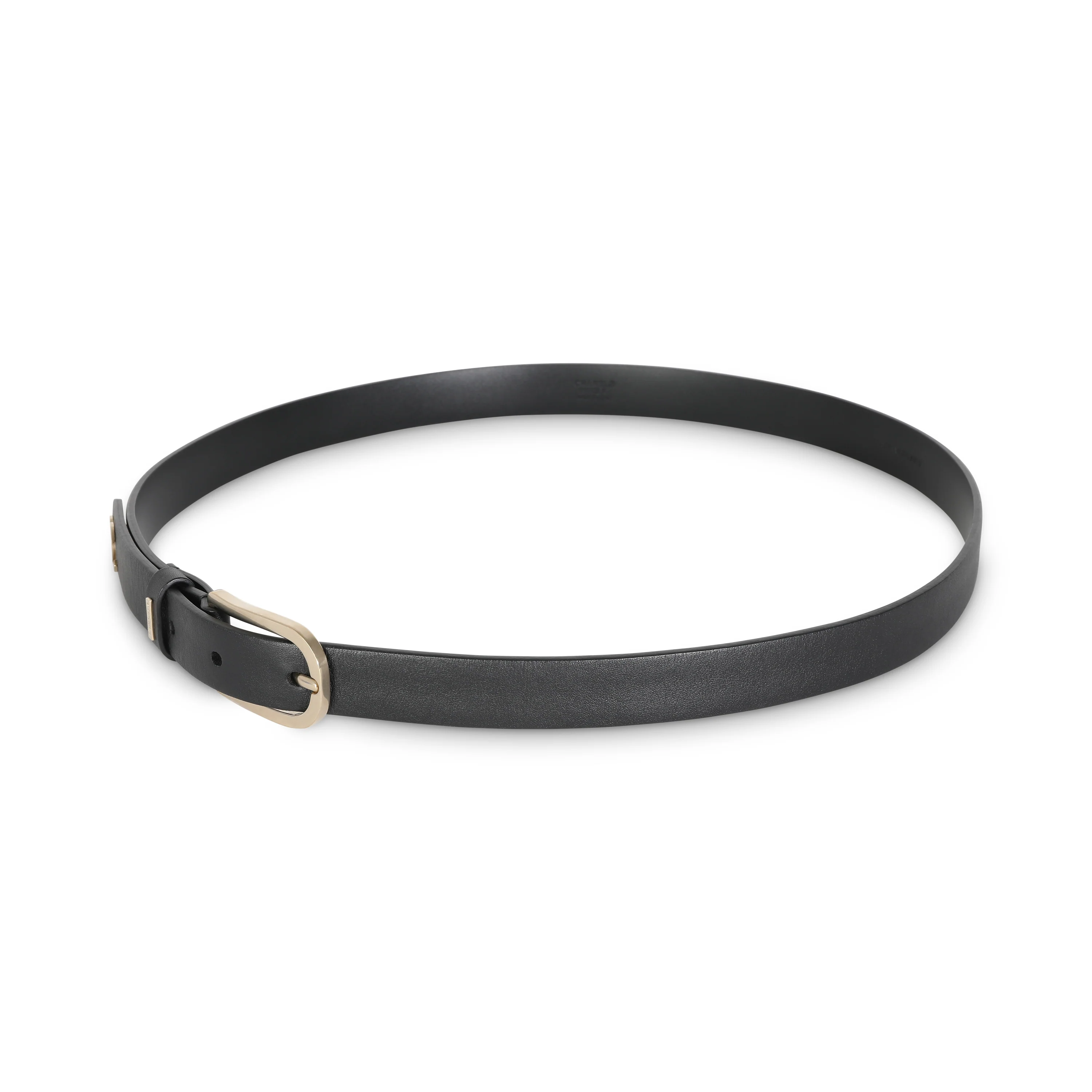 B15 Black Calfskin CC Buckle Belt - Image 2