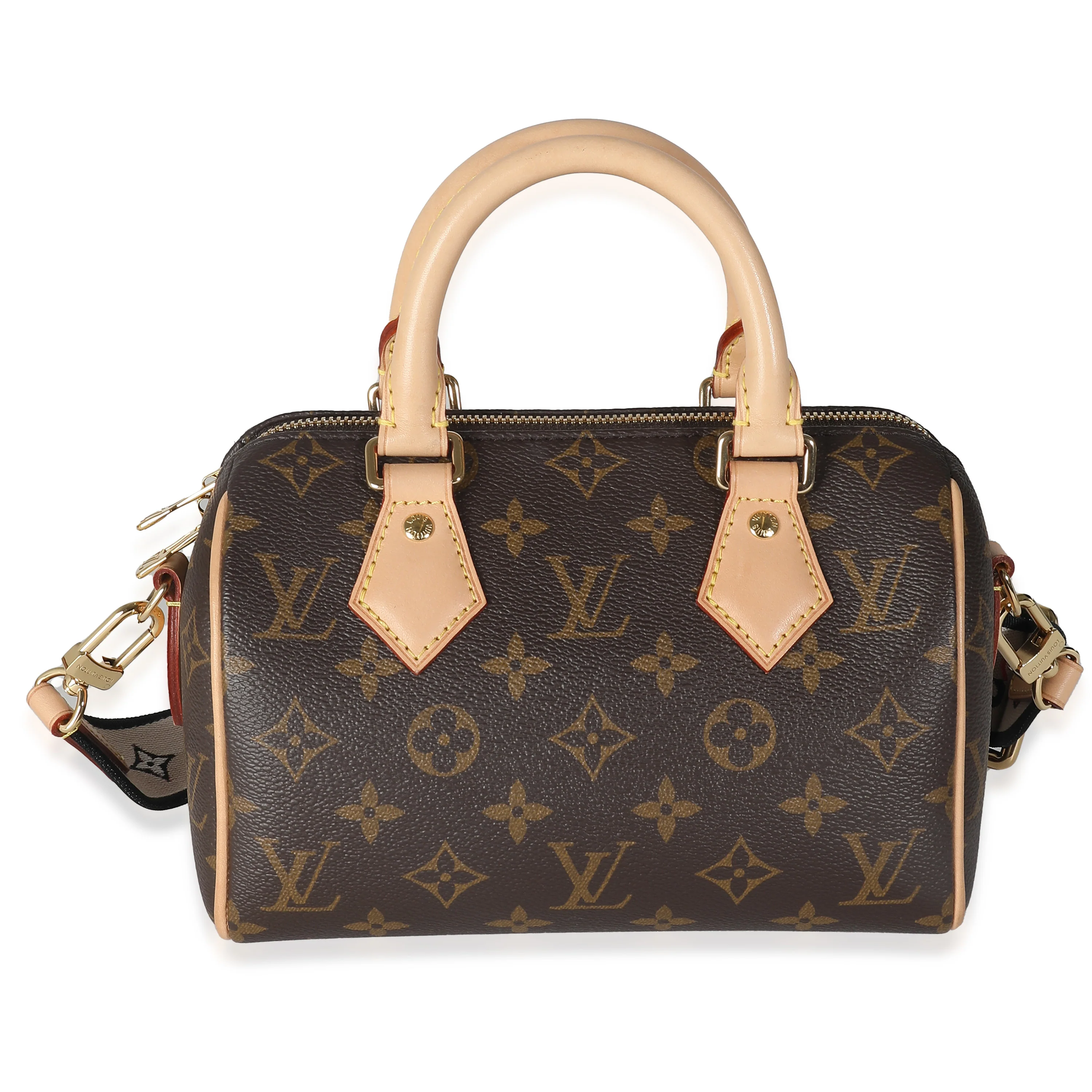 Black Monogram Canvas Speedy Bandouliere 20 - Image 2