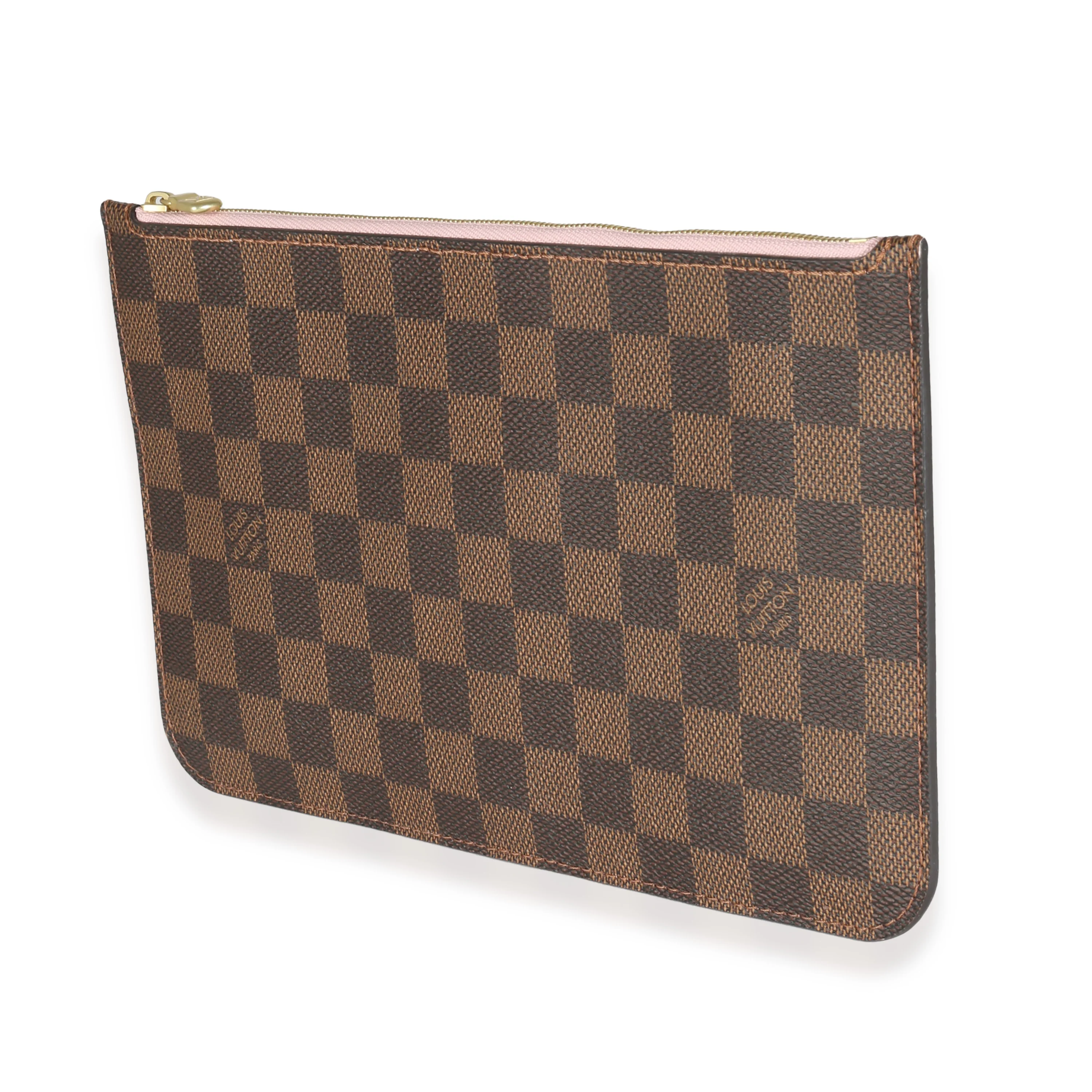 Damier Ebene Canvas Neverfull Pouch - Image 2