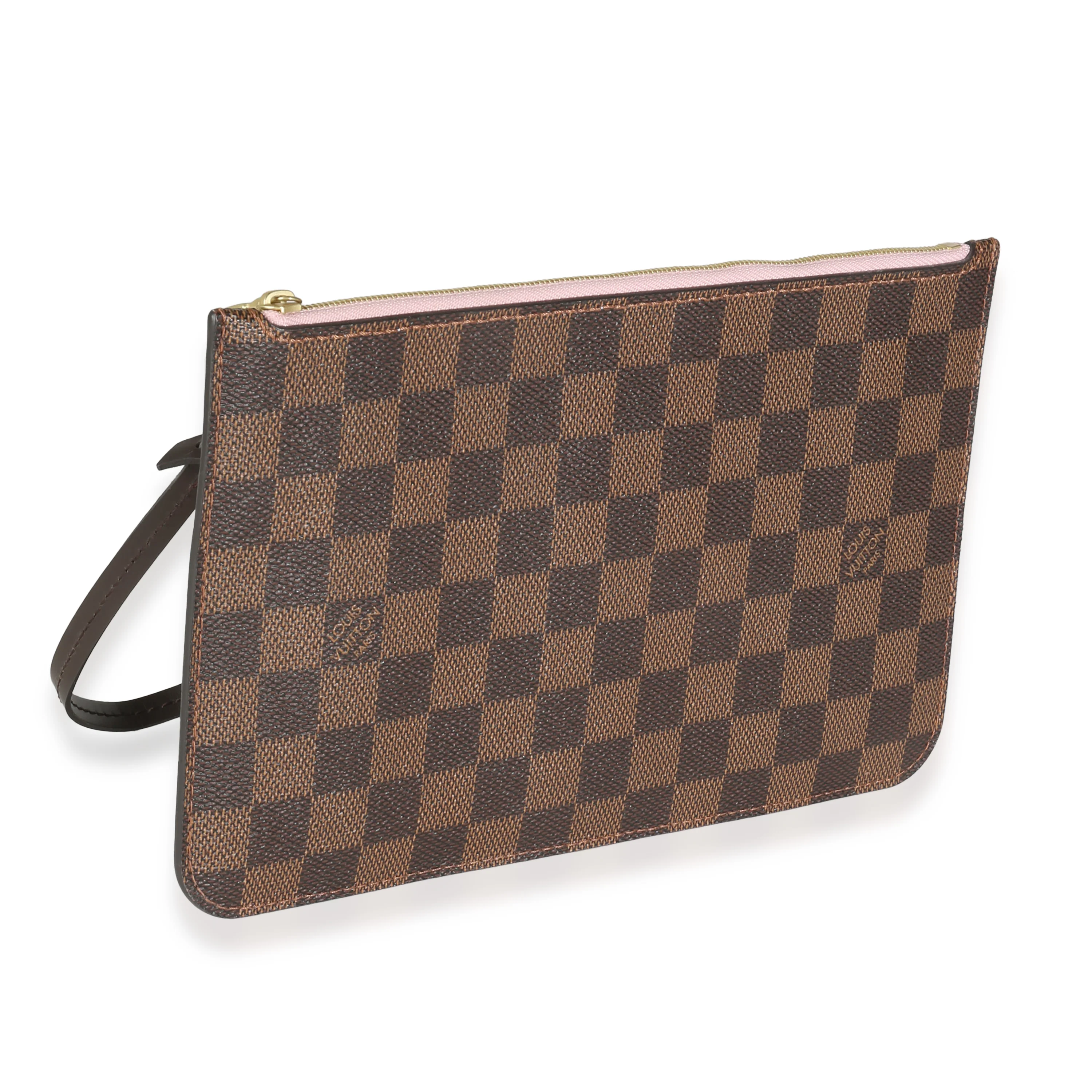 Damier Ebene Canvas Neverfull Pouch - Image 3
