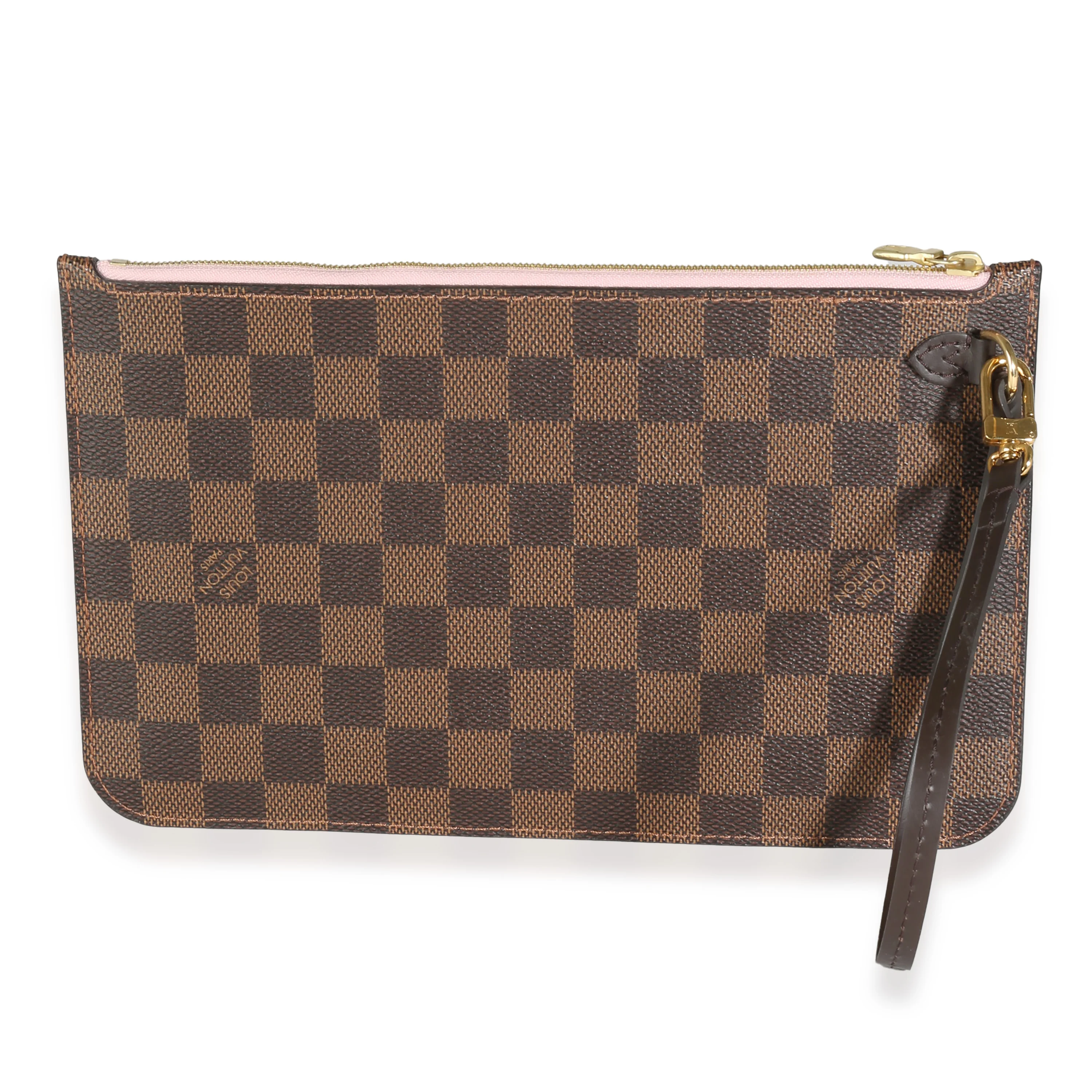 Damier Ebene Canvas Neverfull Pouch - Image 4