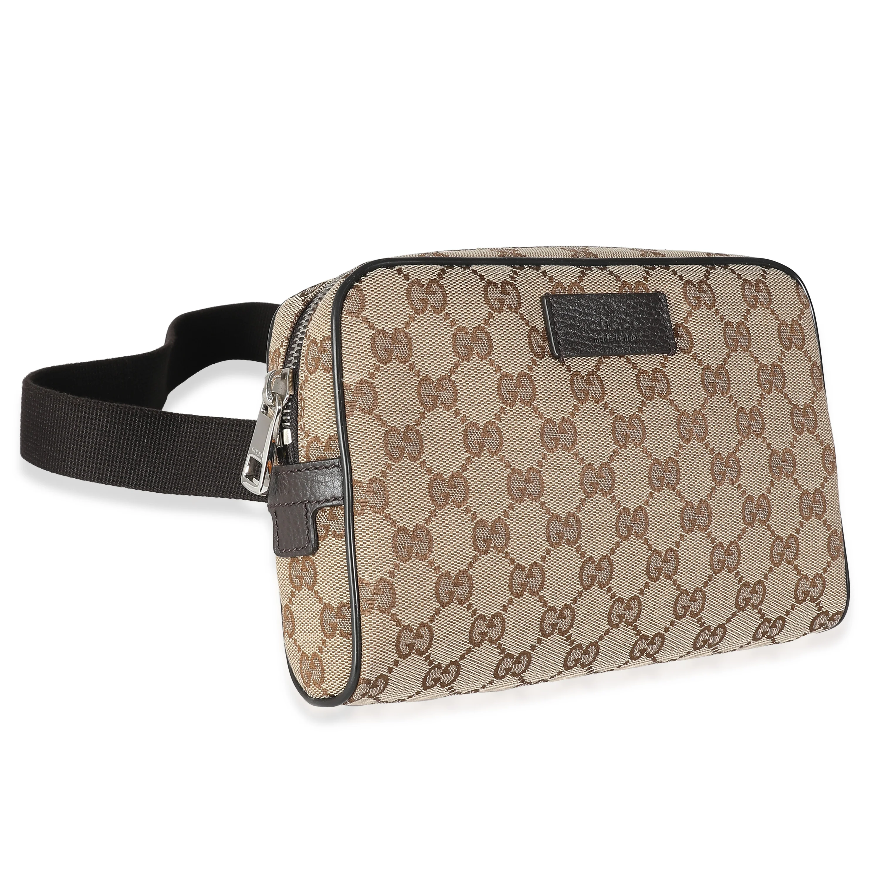Beige GG Canvas Belt Bag - Image 2