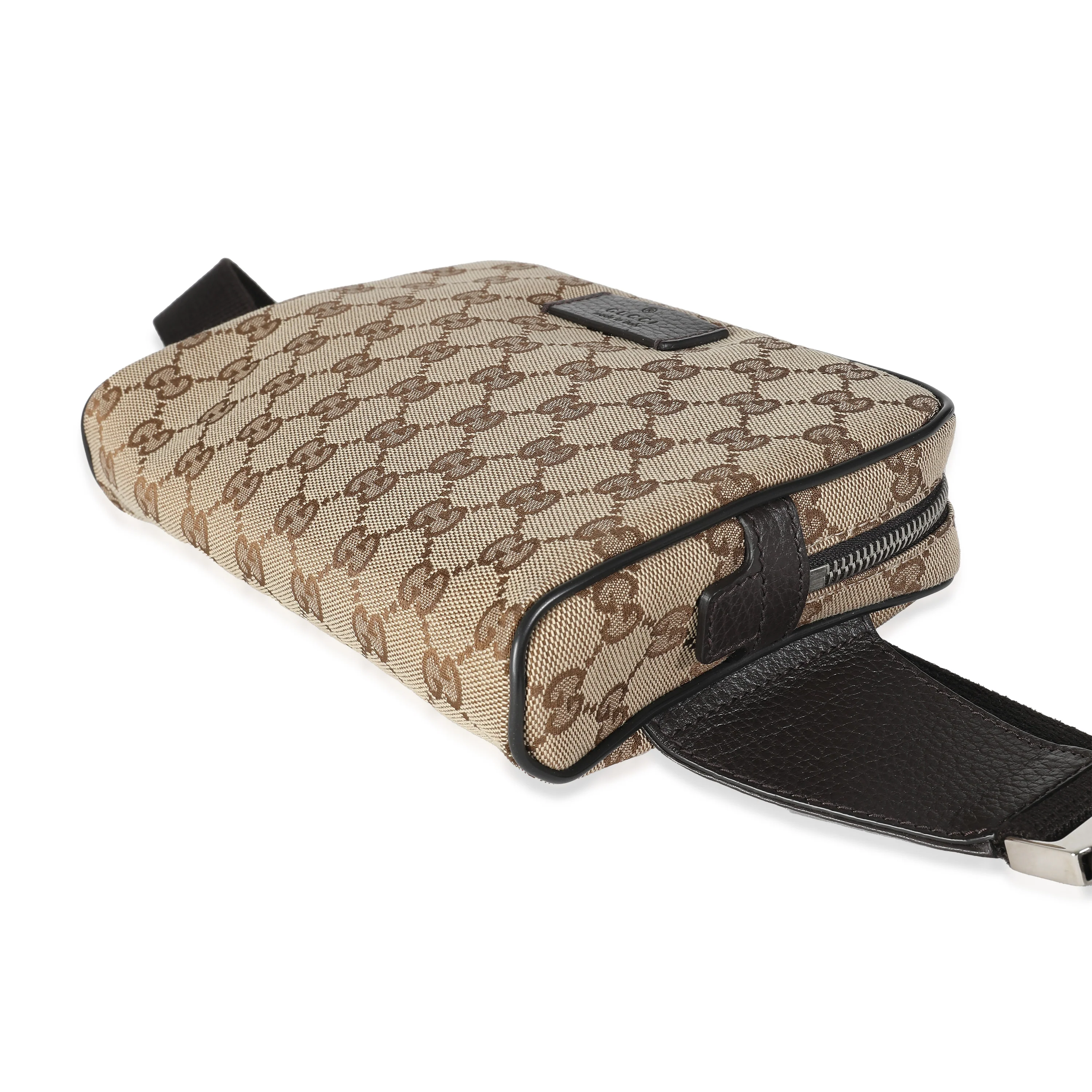 Beige GG Canvas Belt Bag - Image 4