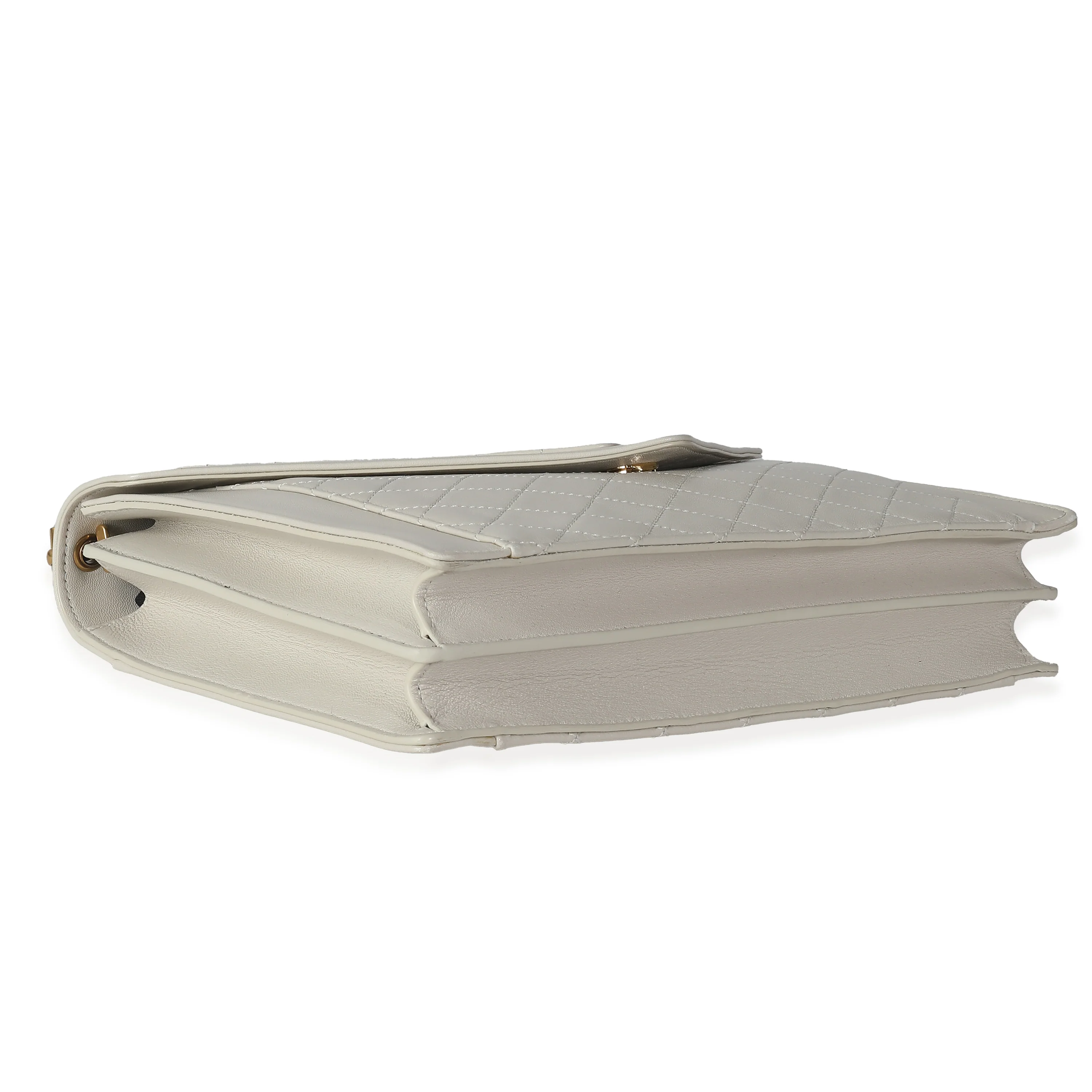 Crema Soft Quilted Lambskin Mini Gaby Satchel - Image 8