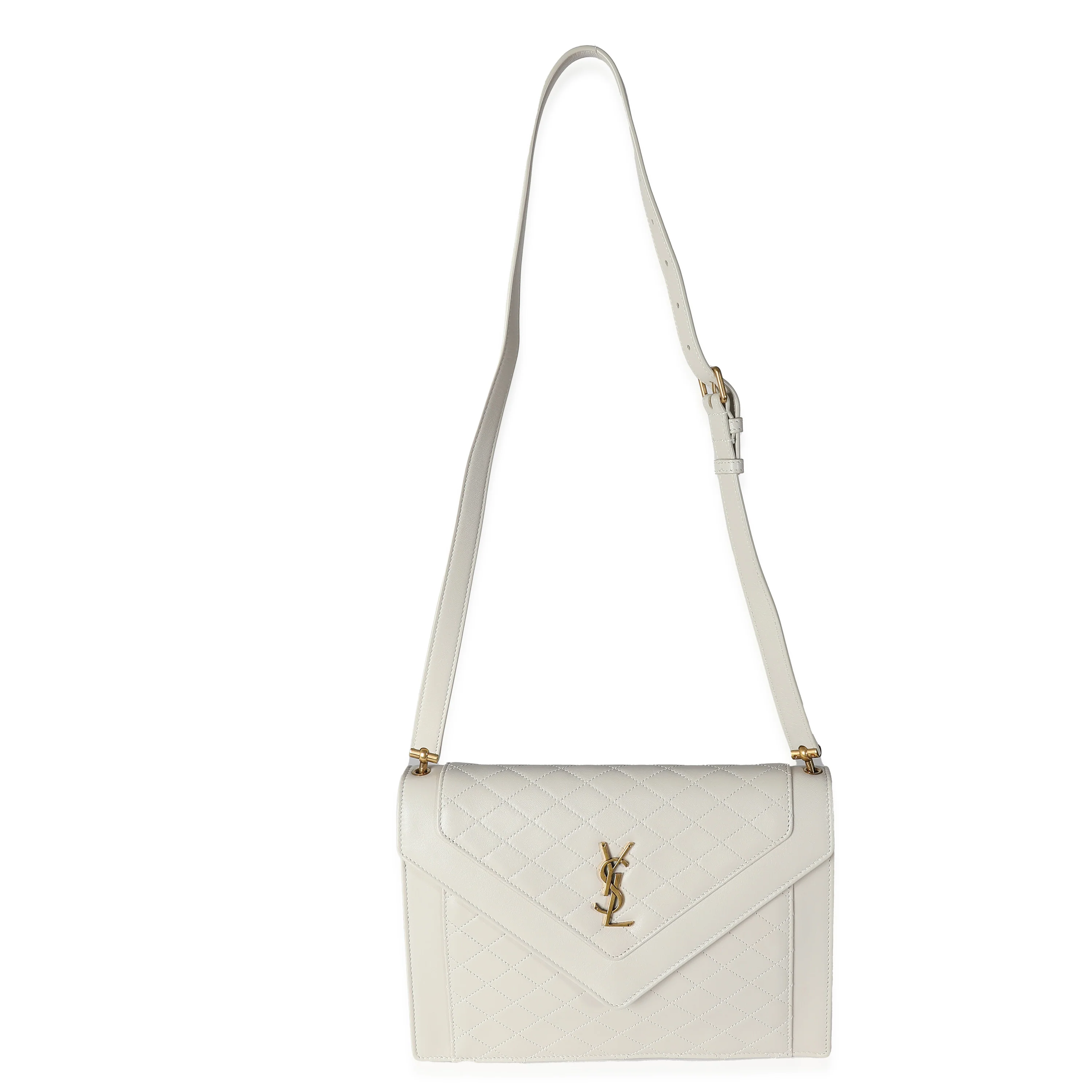 Crema Soft Quilted Lambskin Mini Gaby Satchel - Image 9