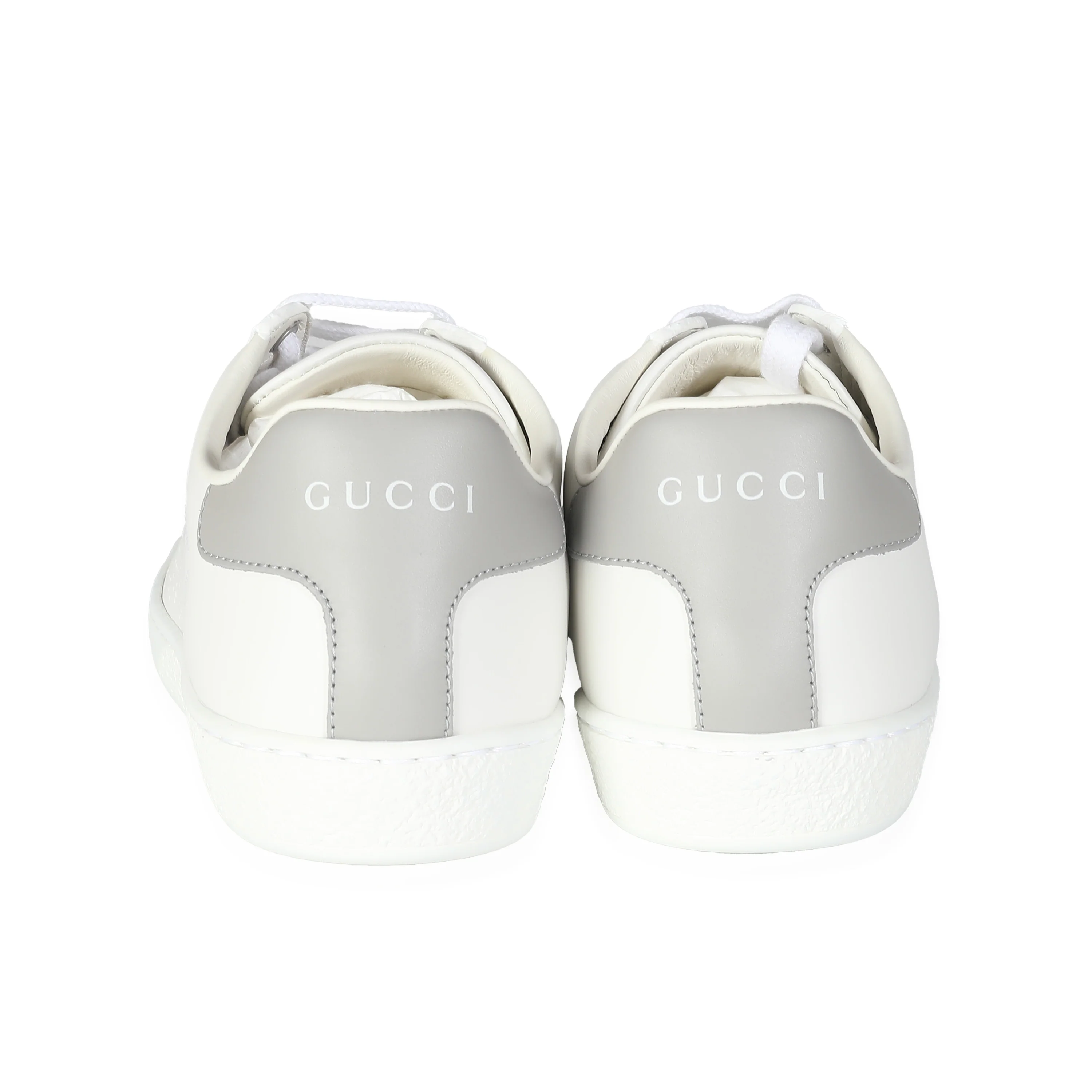 White Calfskin Perforated G Sneakers 36 - Image 3