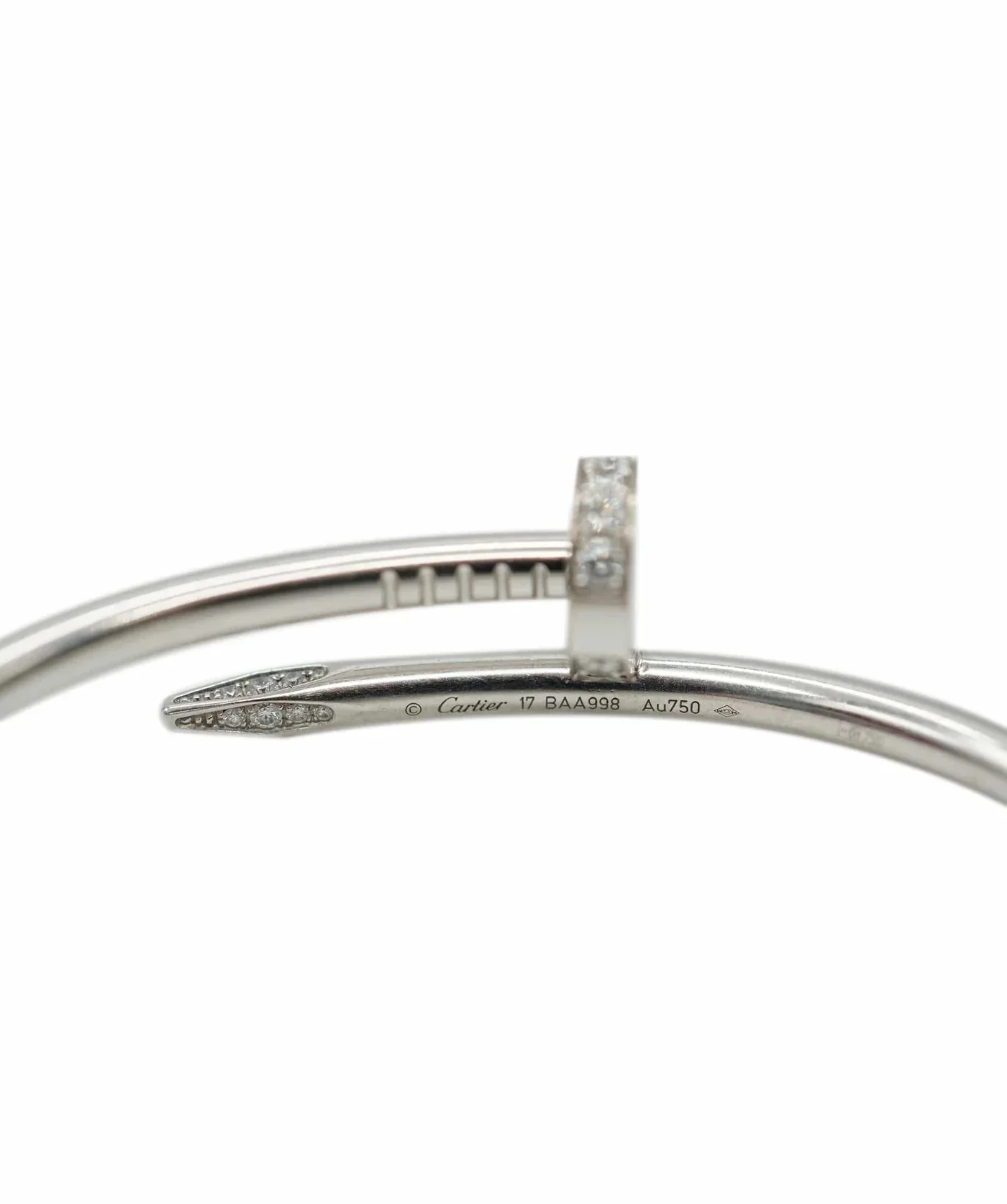 Juste Un Clou Bracelet, Diamonds (White Gold) - Image 4