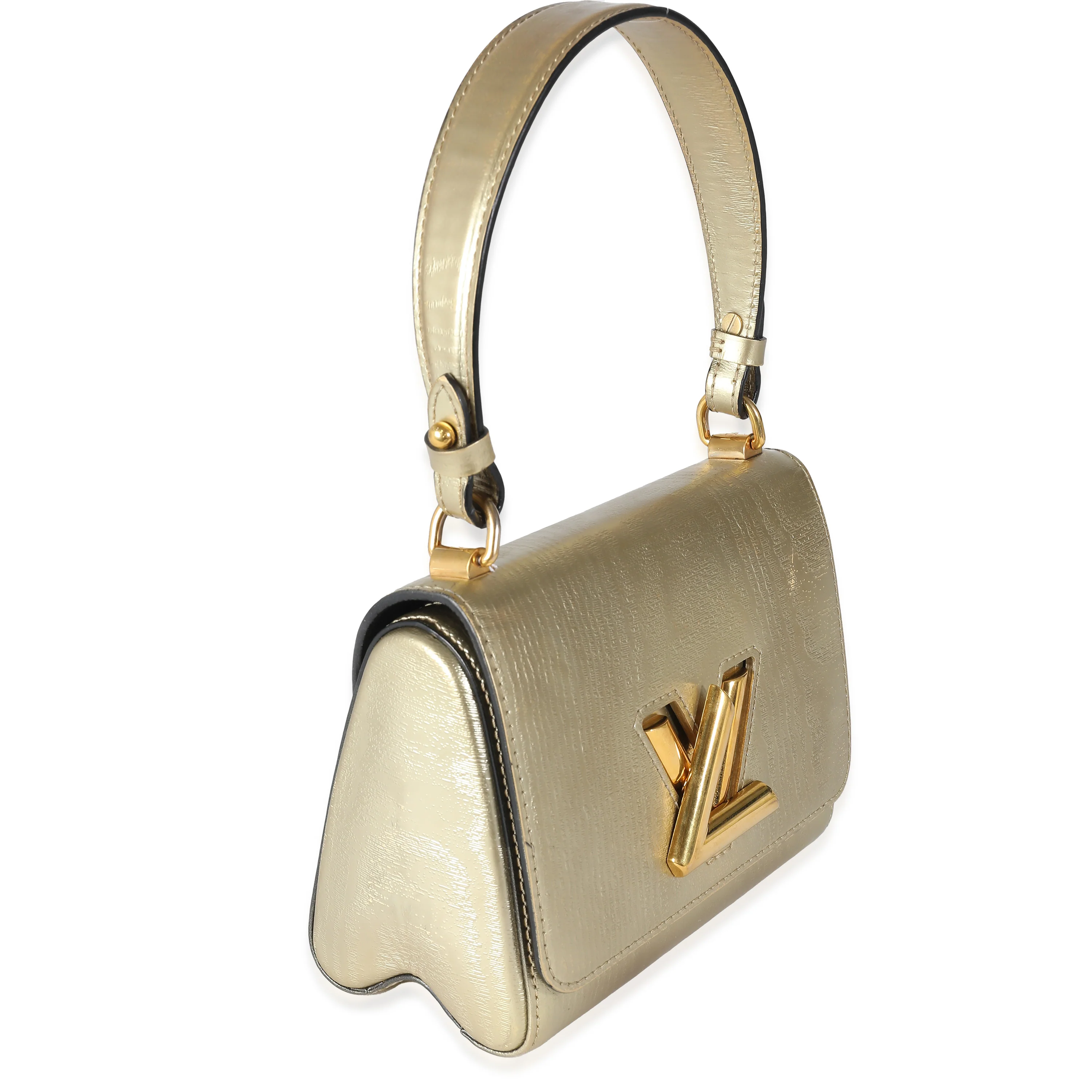 Gold Calfskin Gravity Twist PM - Image 3