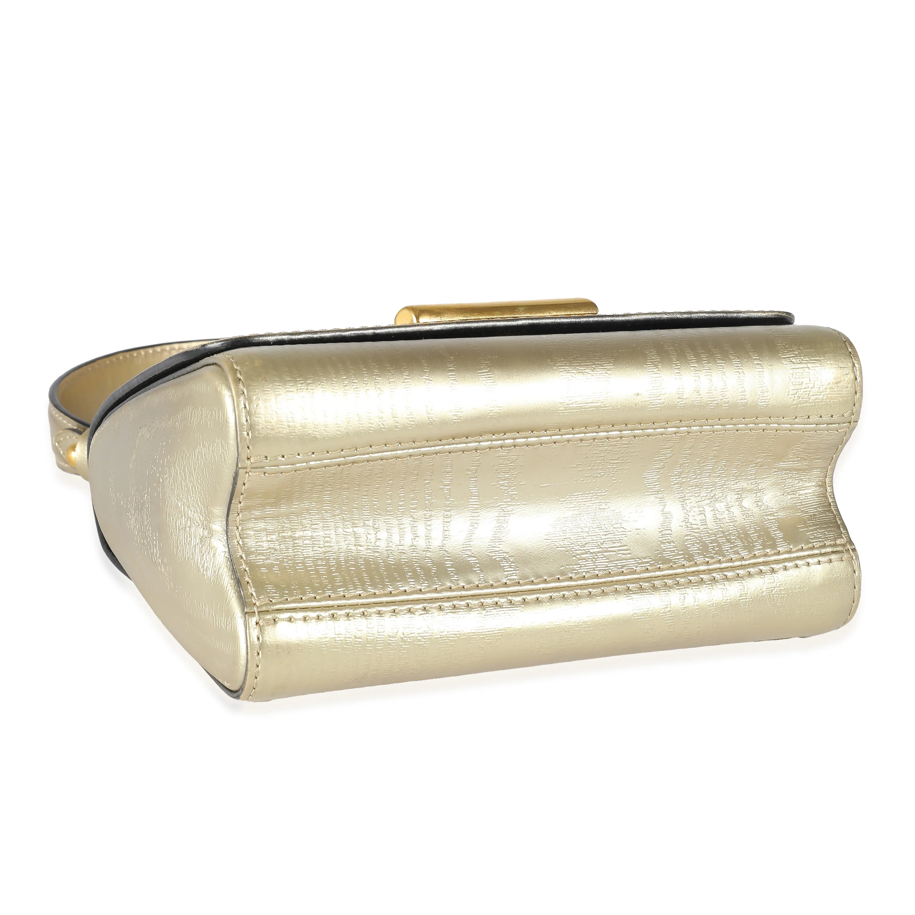 Gold Calfskin Gravity Twist PM - Image 7