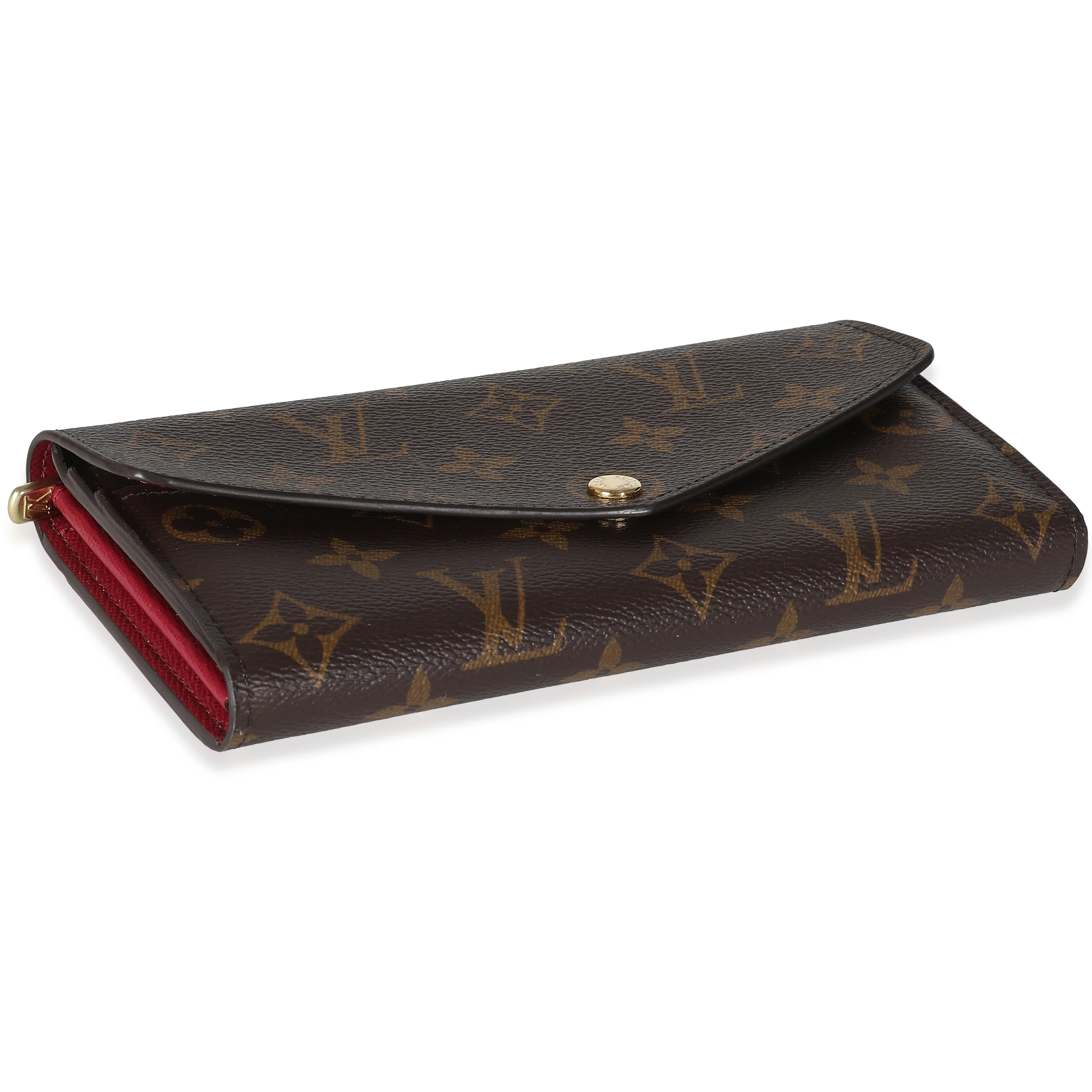 Fuchsia Monogram Canvas Sarah Wallet - Image 6
