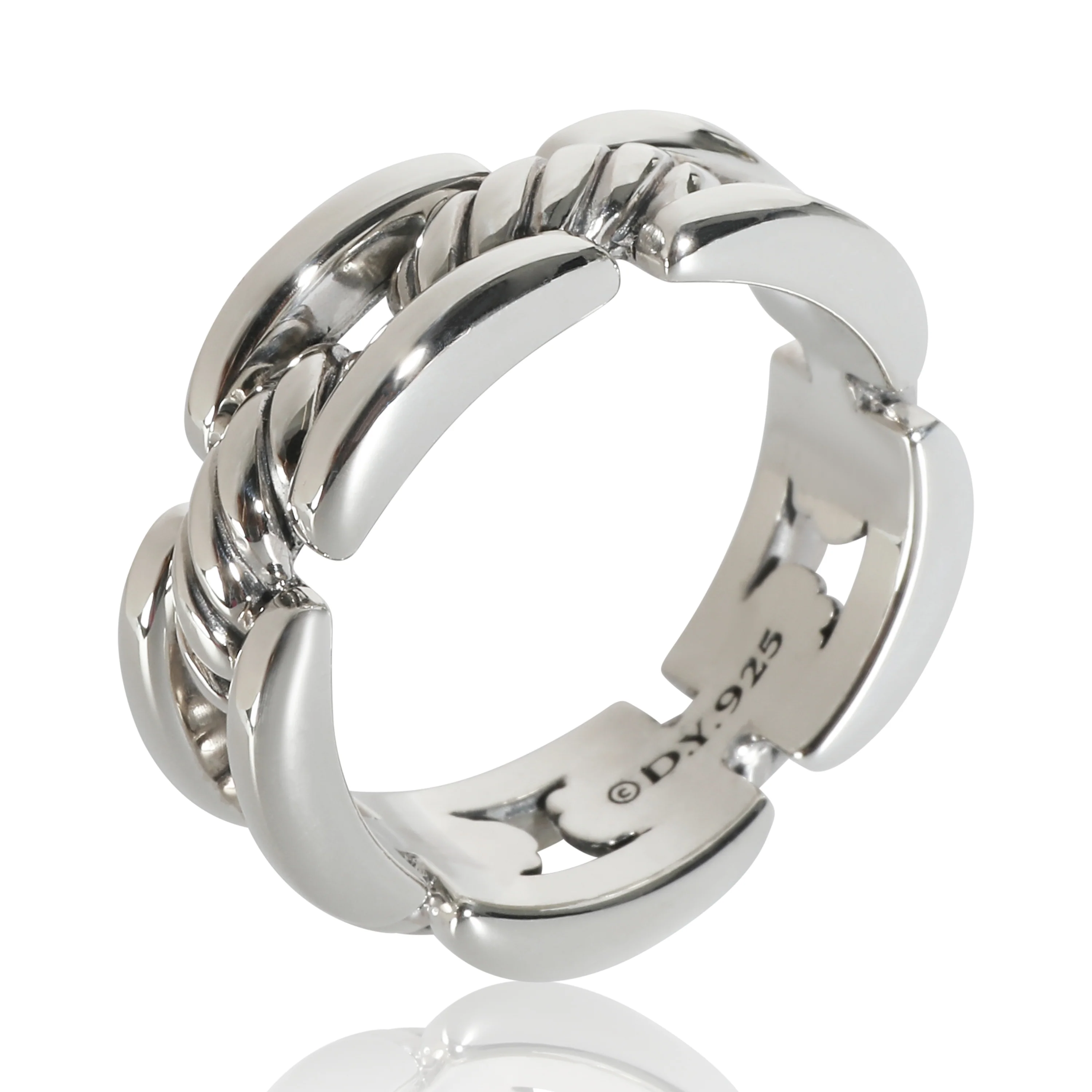 Cable Fashion Ring in Sterling Silver - Image 3