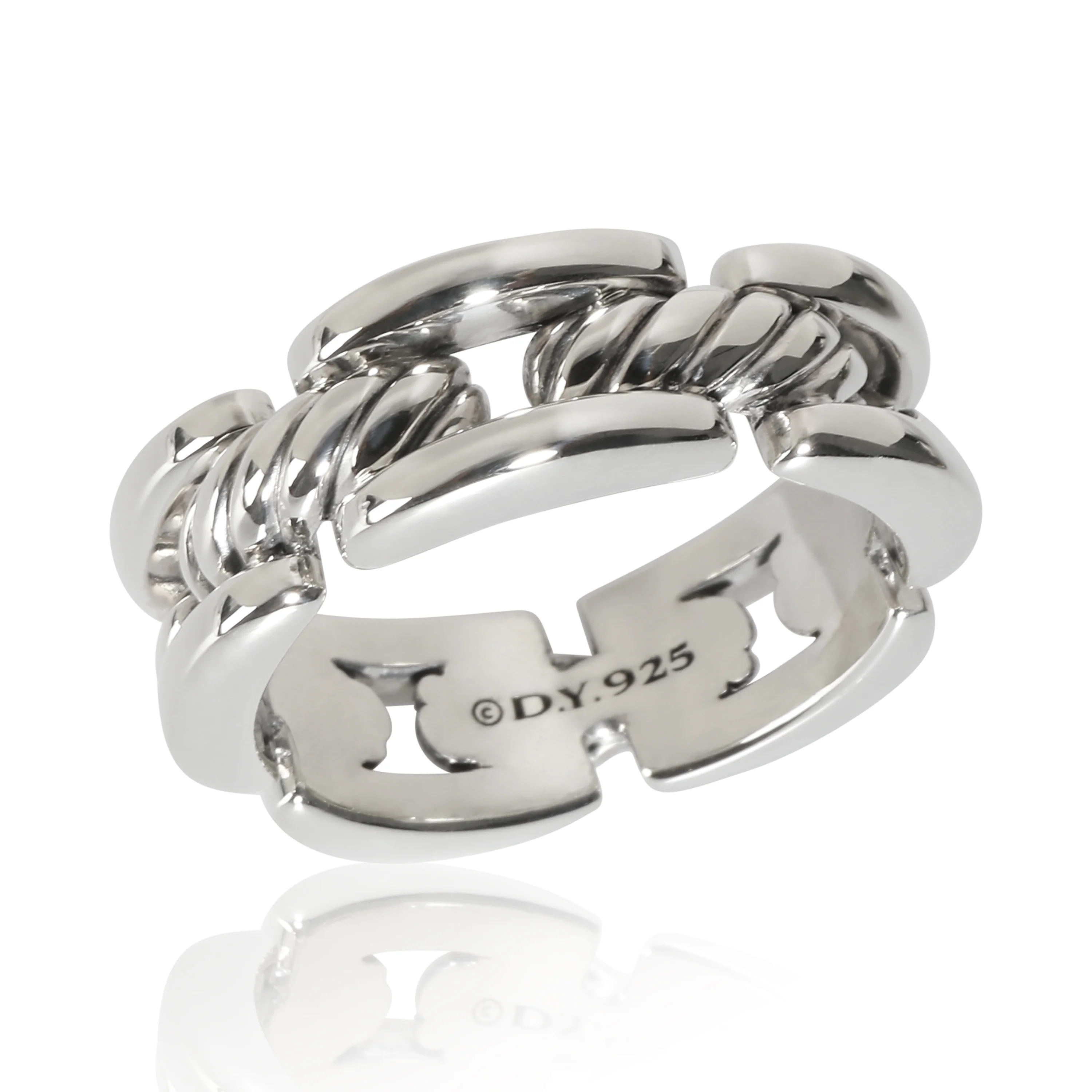 Cable Fashion Ring in Sterling Silver - Image 4