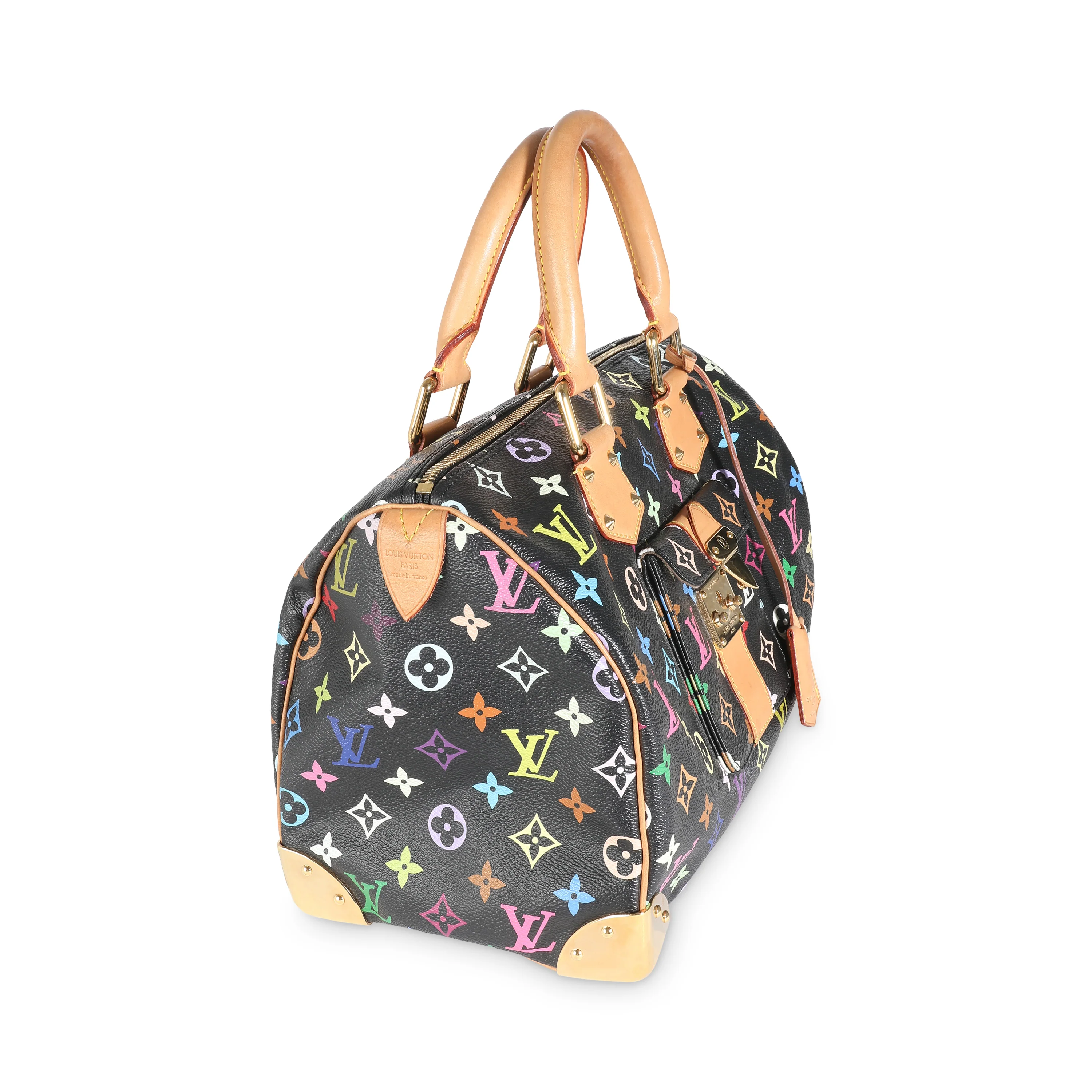 Black Multicolor Canvas Speedy 30 - Image 3