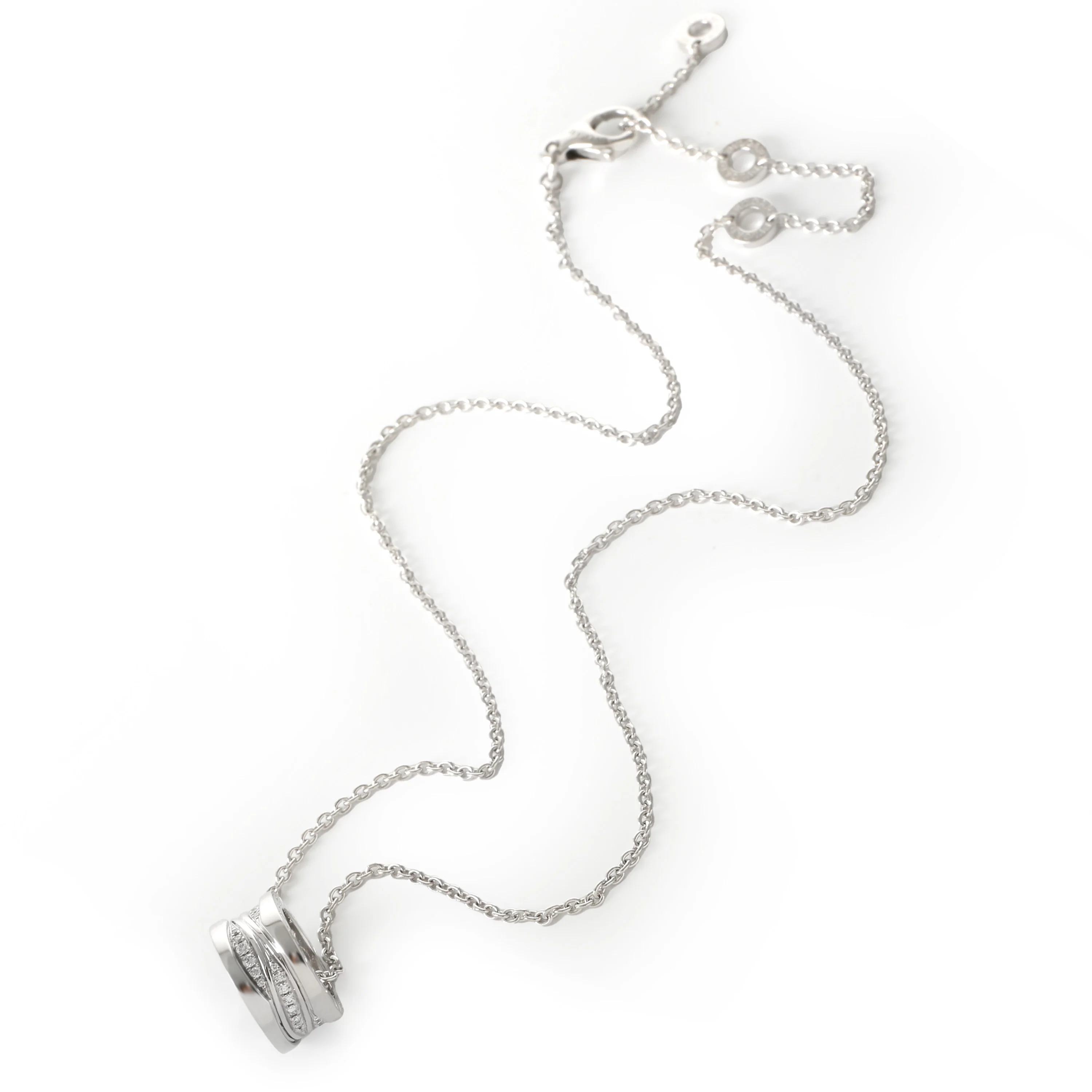 B.zero1 Pendant in 18k White Gold 0.19 CTW - Image 2