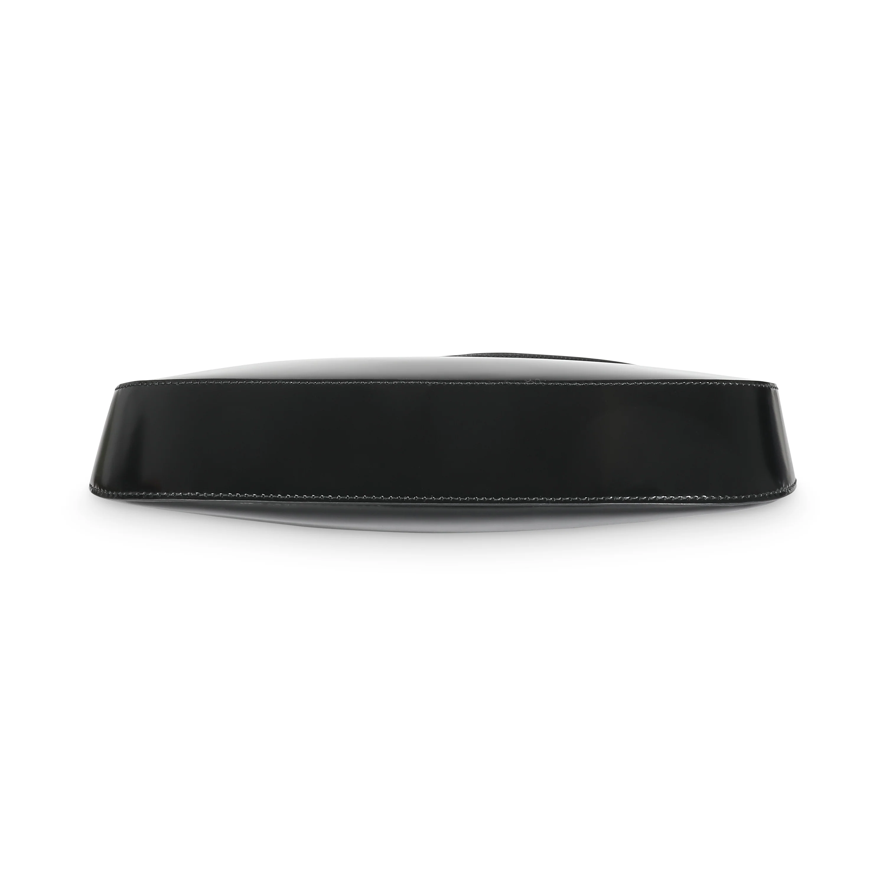 Black Brushed Leather Cleo Shoulder Bag - Image 5