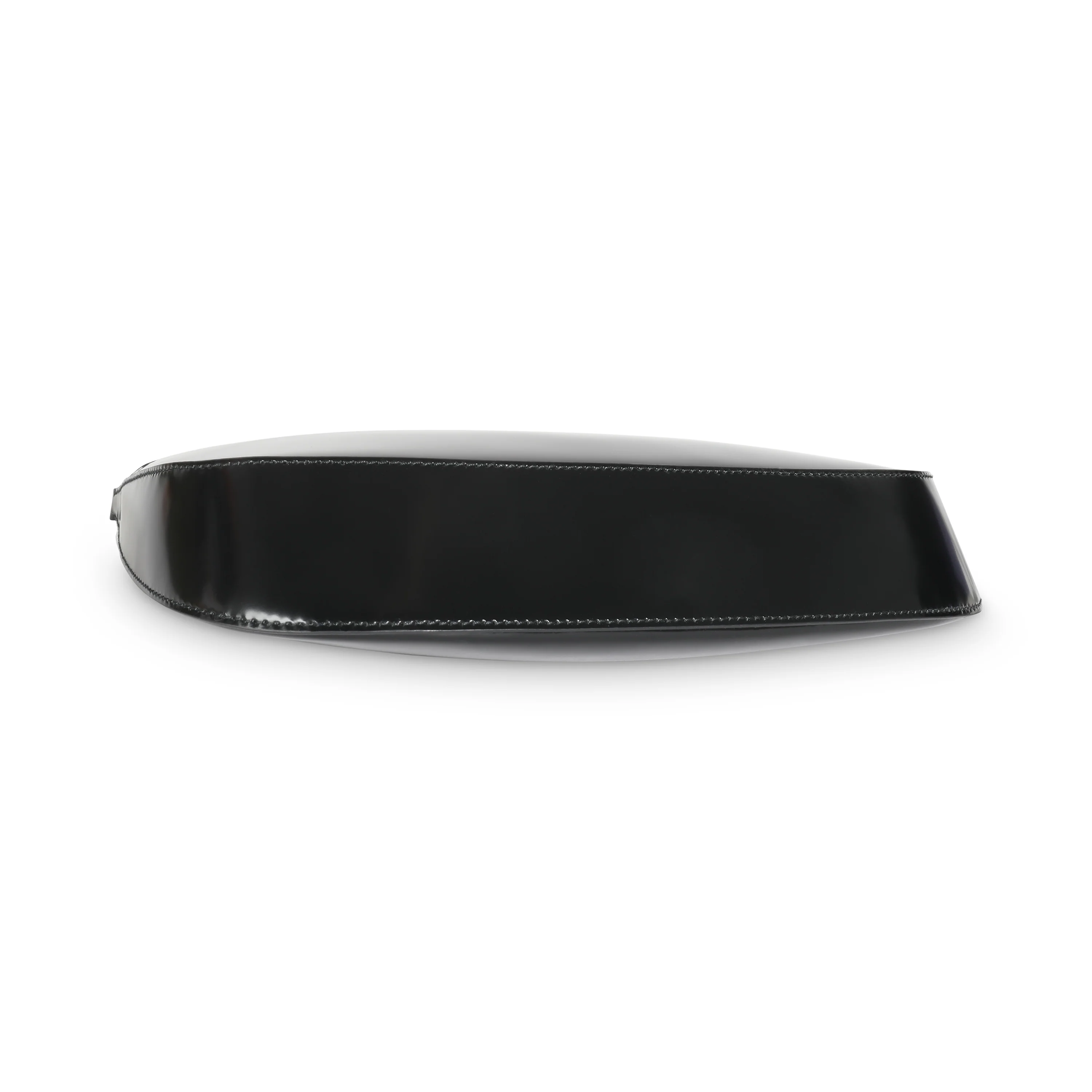 Black Brushed Leather Cleo Shoulder Bag - Image 6