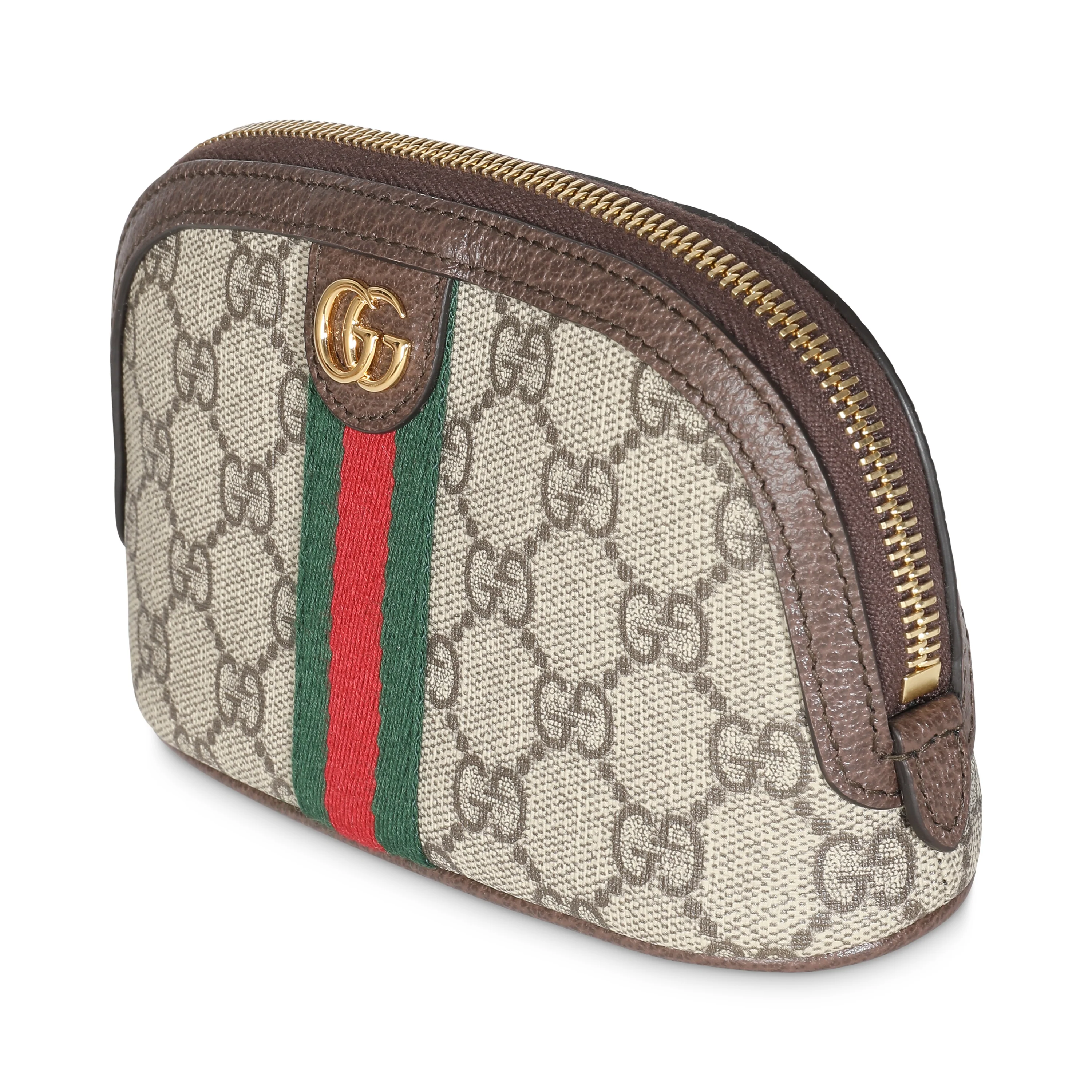 Beige GG Supreme Medium Ophidia Cosmetic Case - Image 2