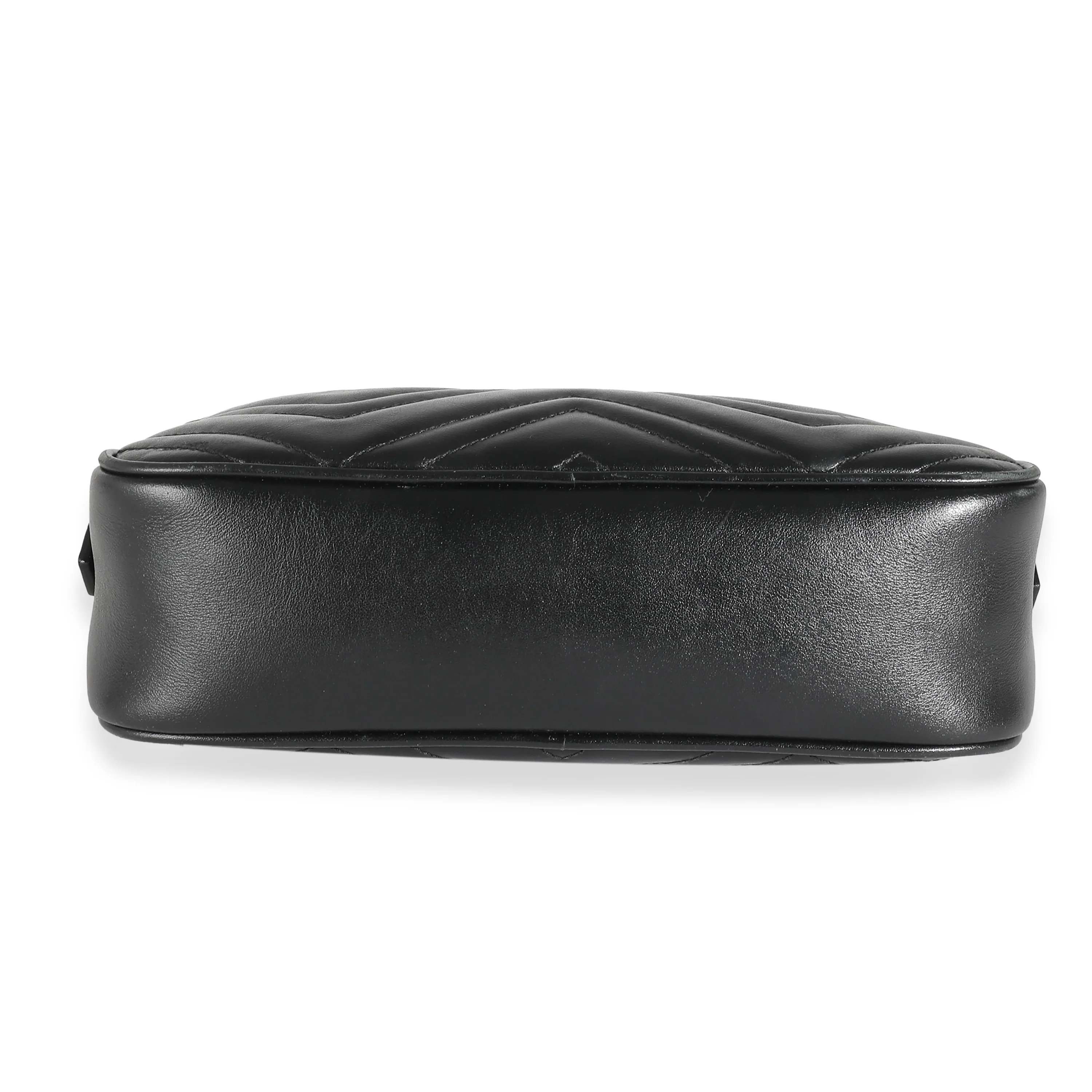 Black Matelasse Small GG Marmont Camera Bag - Image 5