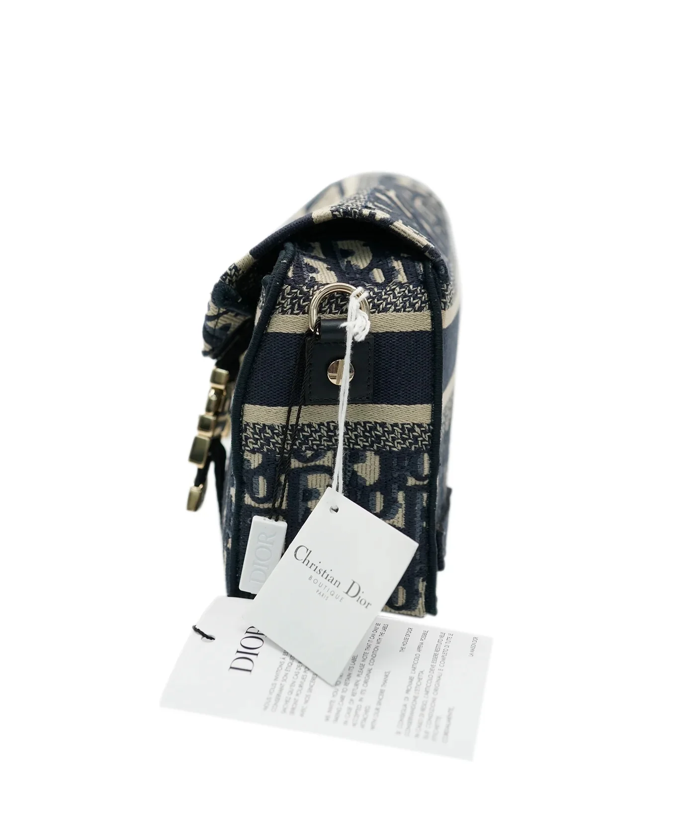 Navy Oblique Canvas Small Diorcamp Messenger - Image 3