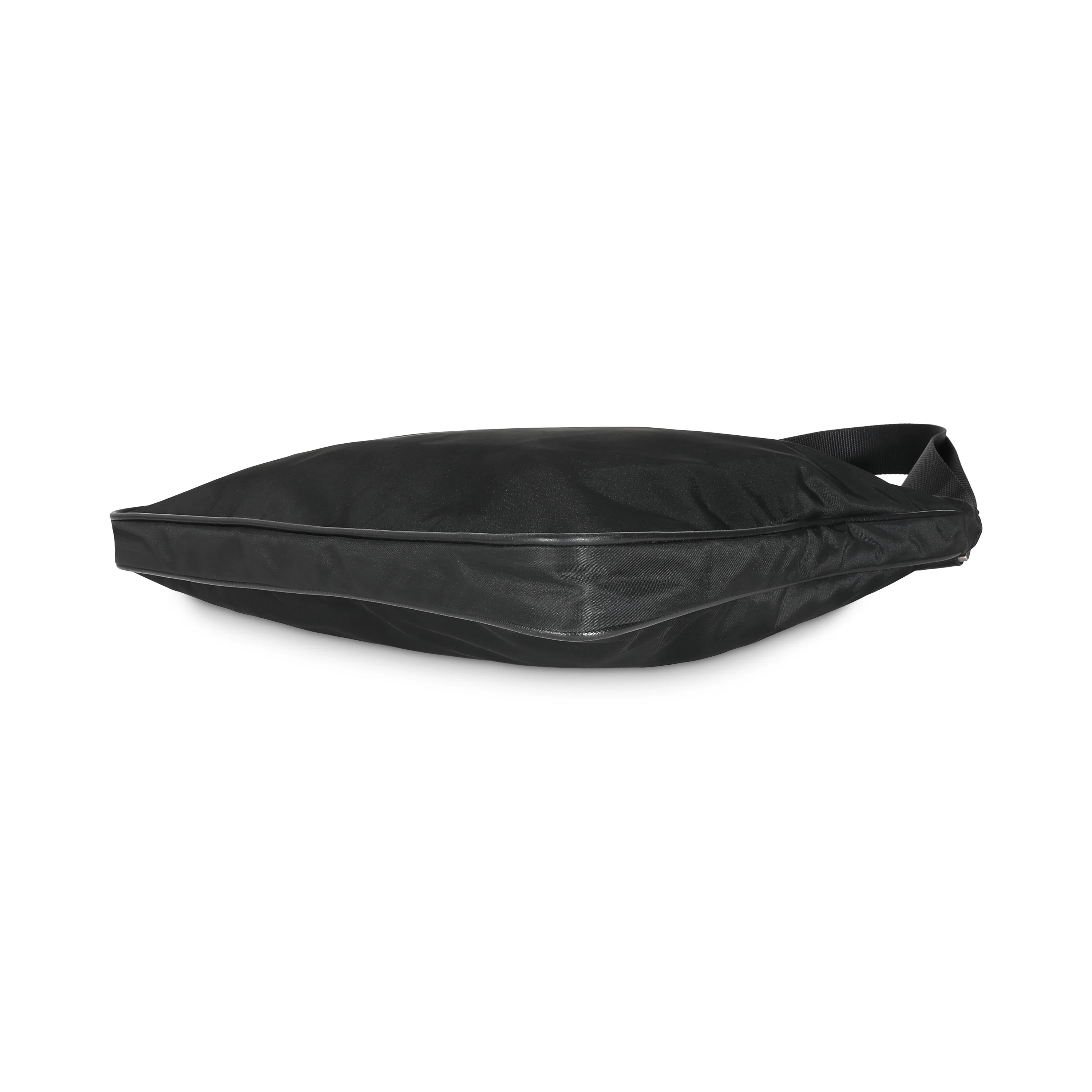 Black Nylon Tessuto Logo Messenger Bag - Image 7