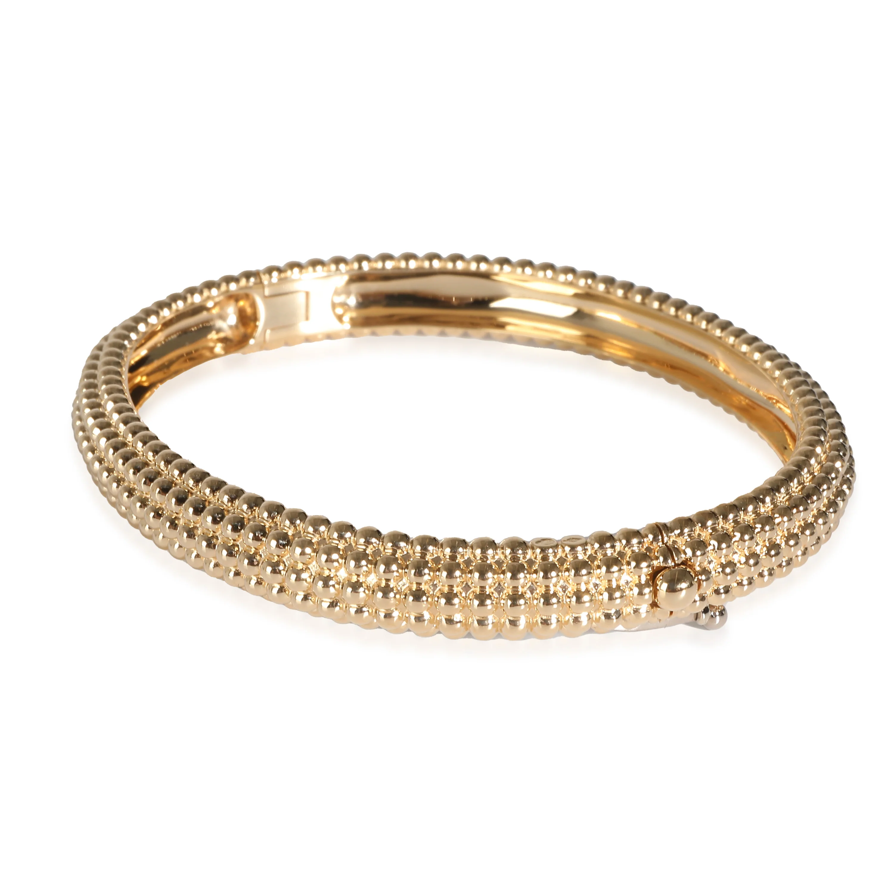 Perlee 5 Row Bangle in 18KT Yellow Gold , Size Medium - Image 2