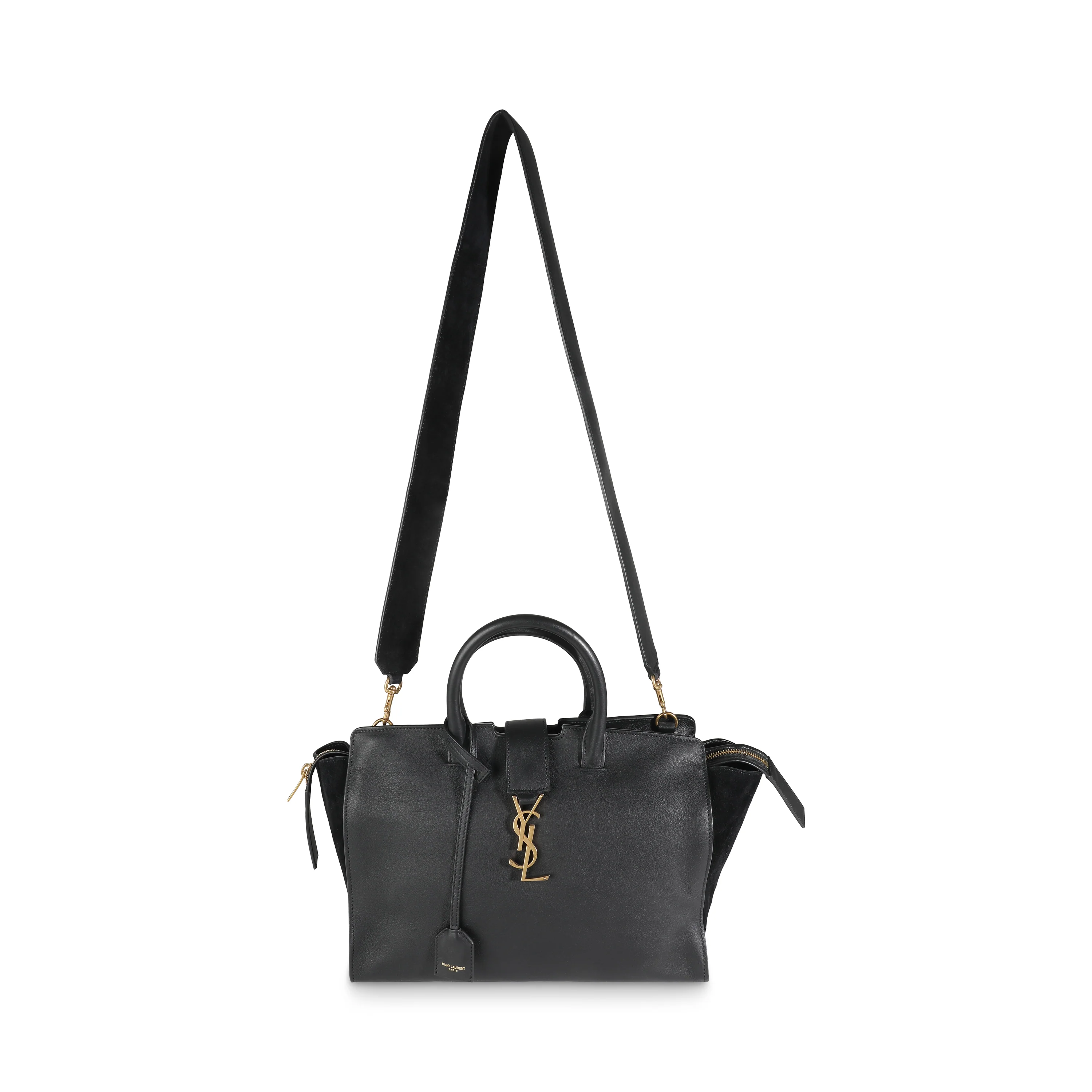 Black Smooth Calfskin Monogram Downtown Cabas - Image 8
