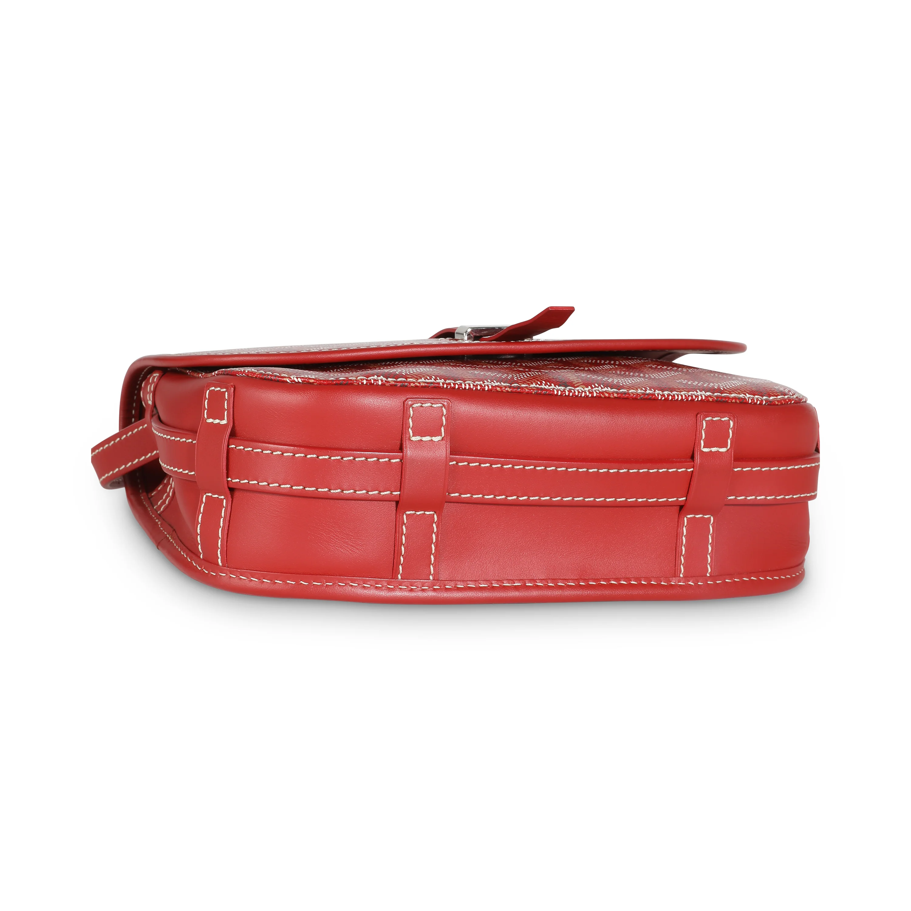 Red Goyardine Canvas Belvedere II PM - Image 7