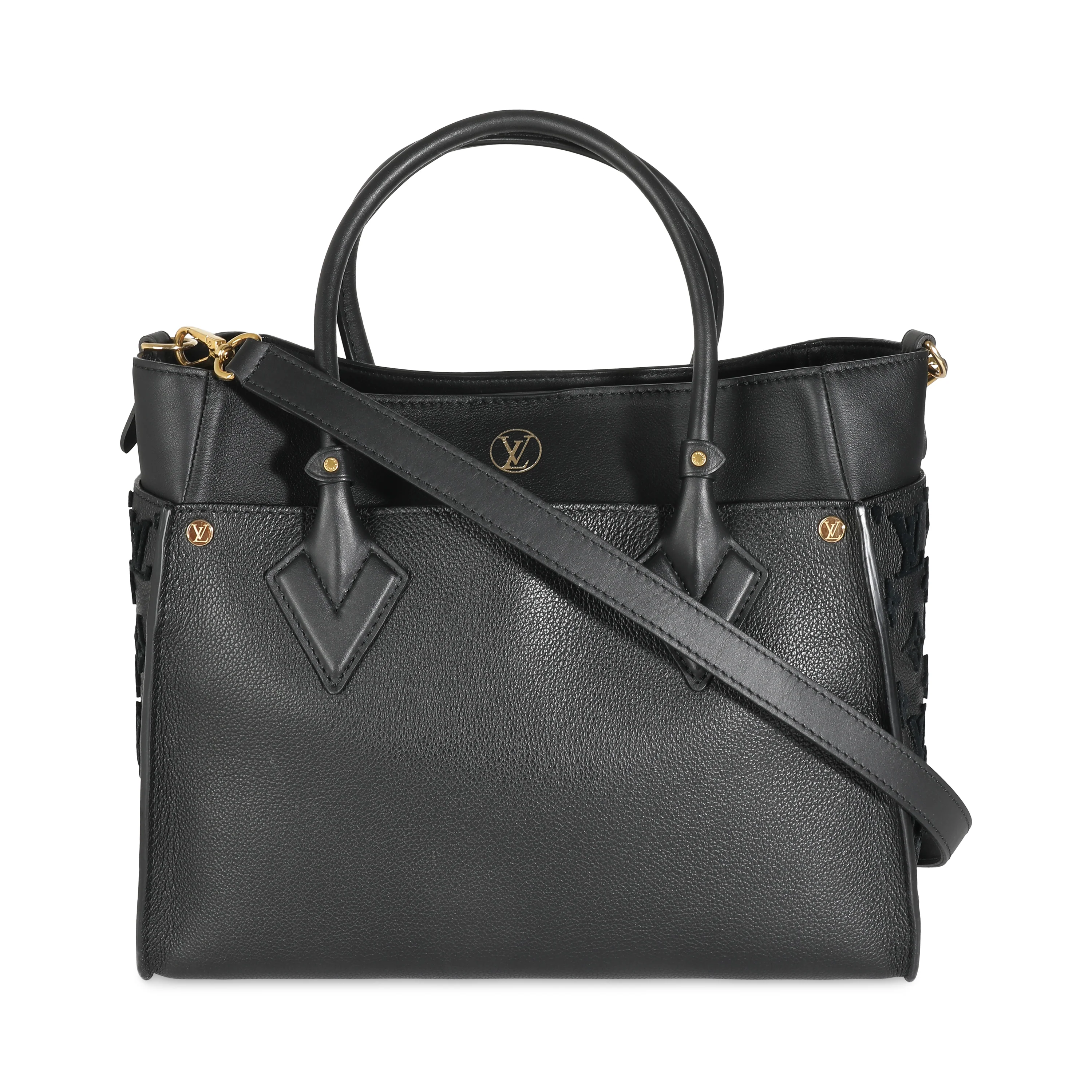 Black Calfskin Tufted Monogram On My Side - Image 4