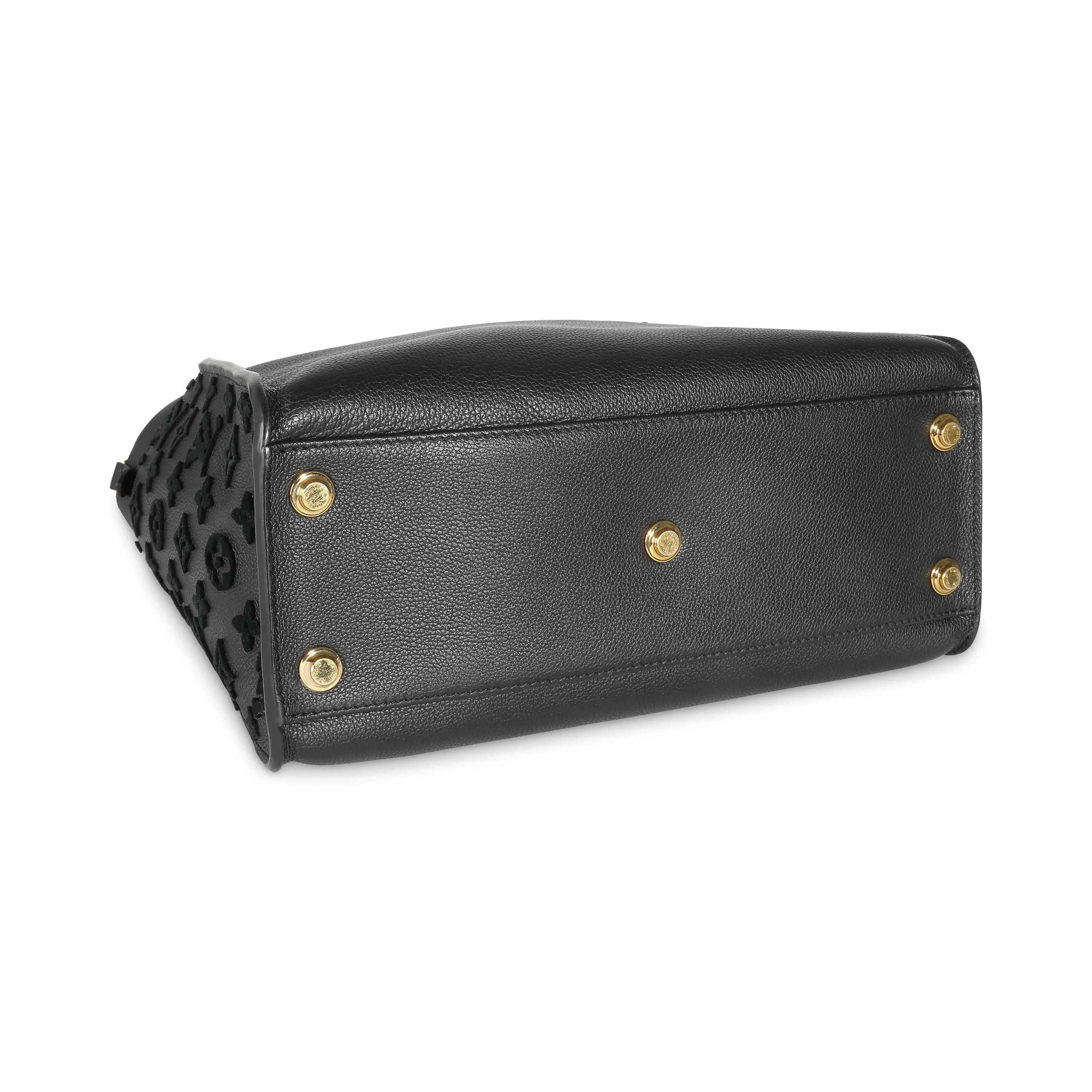 Black Calfskin Tufted Monogram On My Side - Image 6