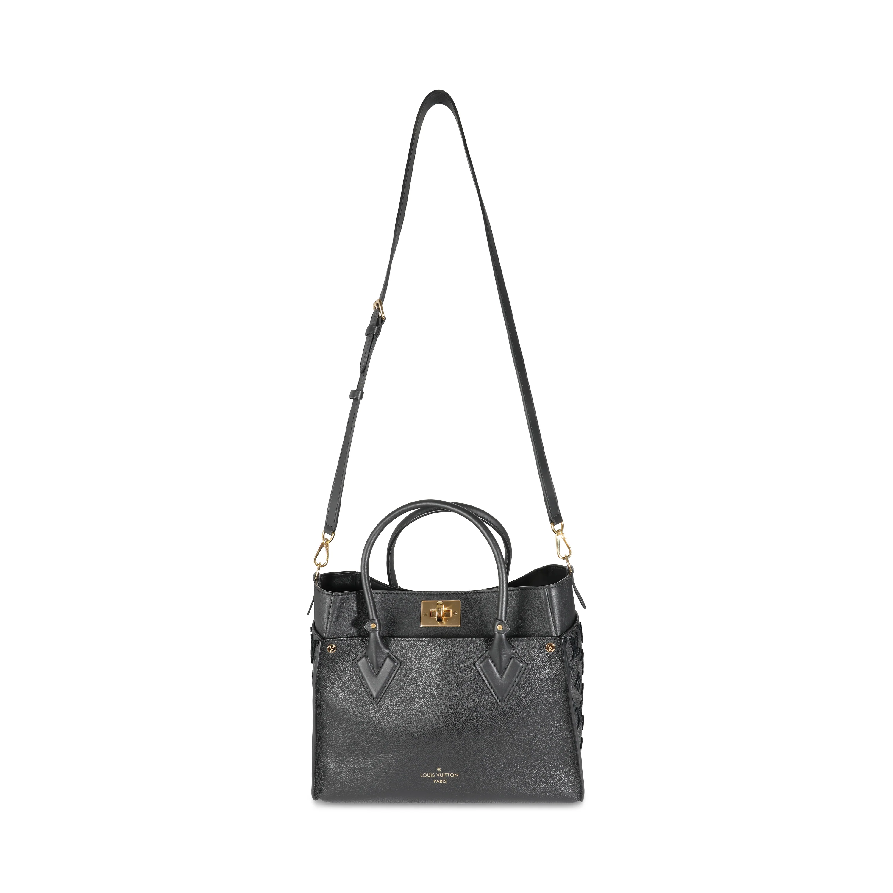 Black Calfskin Tufted Monogram On My Side - Image 8