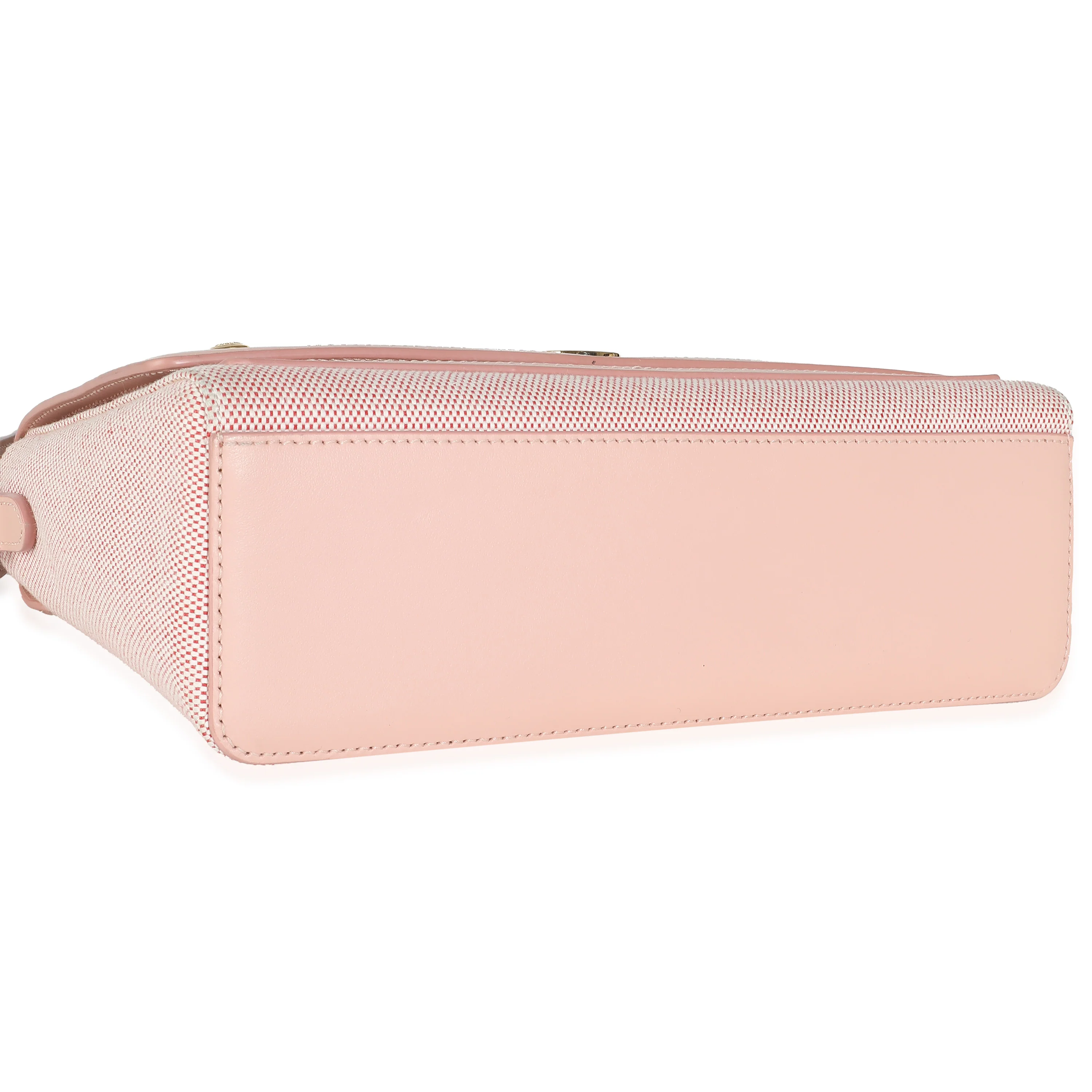 Pink Canvas Medium Note Crossbody Bag - Image 5