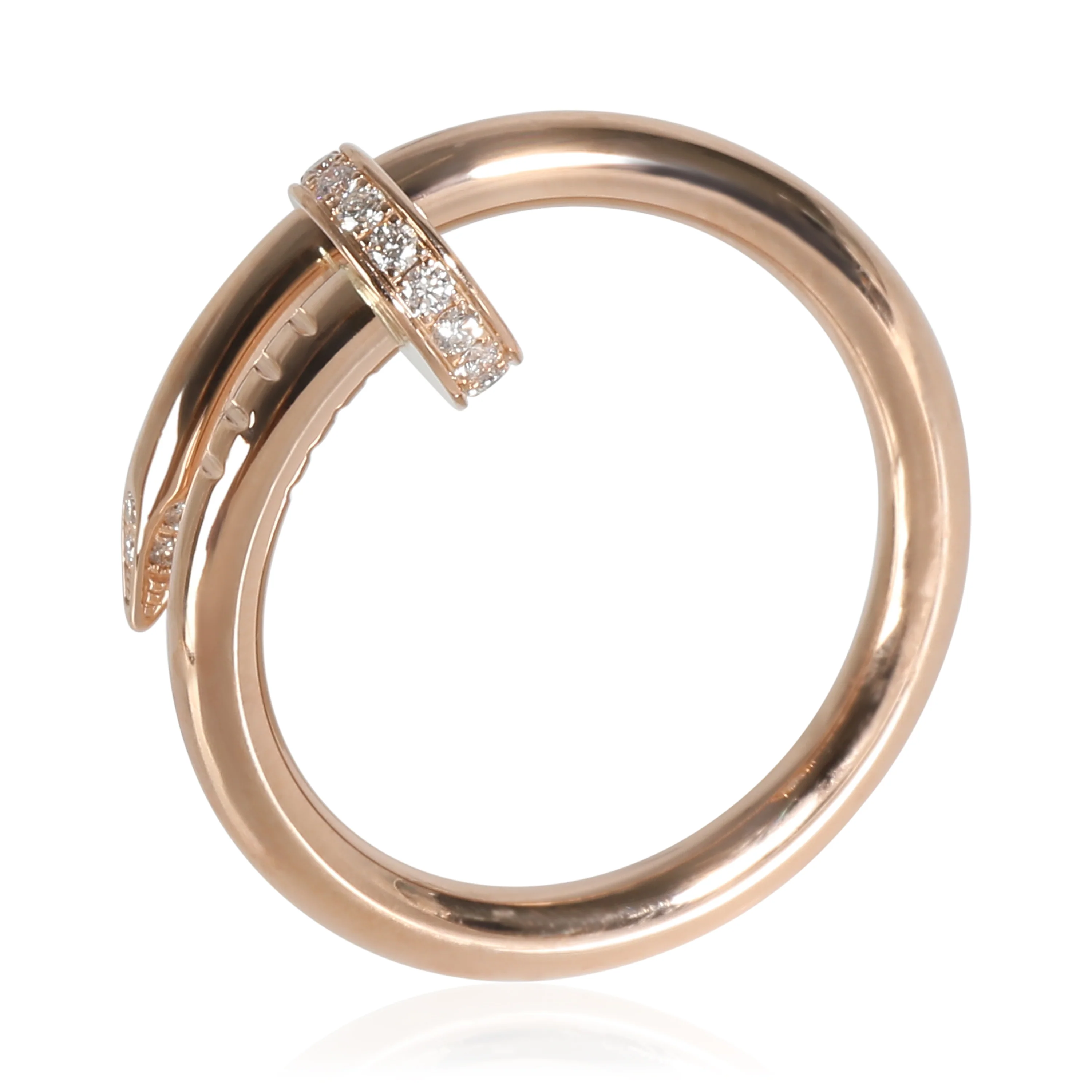 Juste Un Clou Ring, Diamonds (Rose Gold) - Image 6