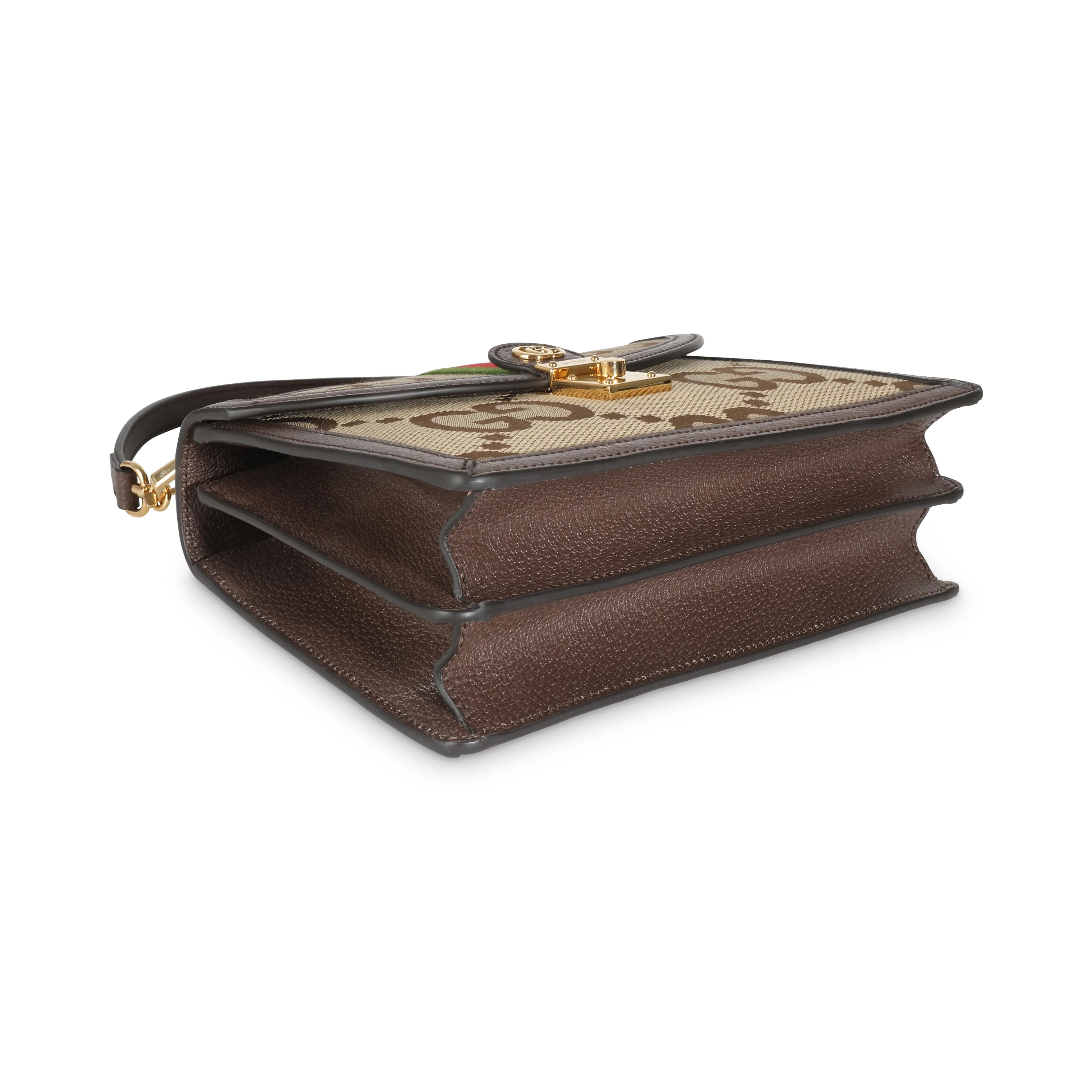 Brown Jumbo GG Canvas Small Ophidia Top Handle - Image 6
