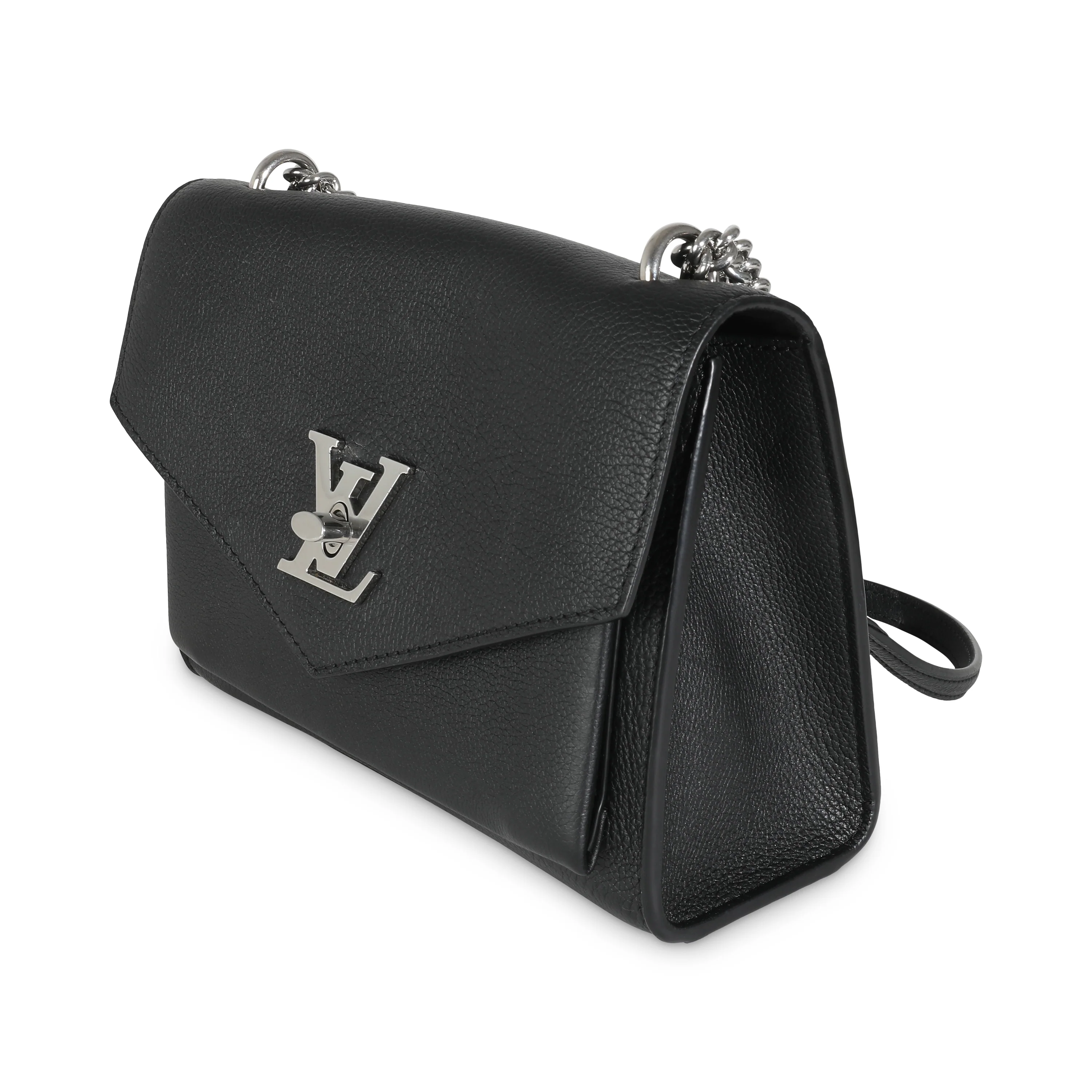 Black Calfskin Mylockme Chain Bag - Image 2