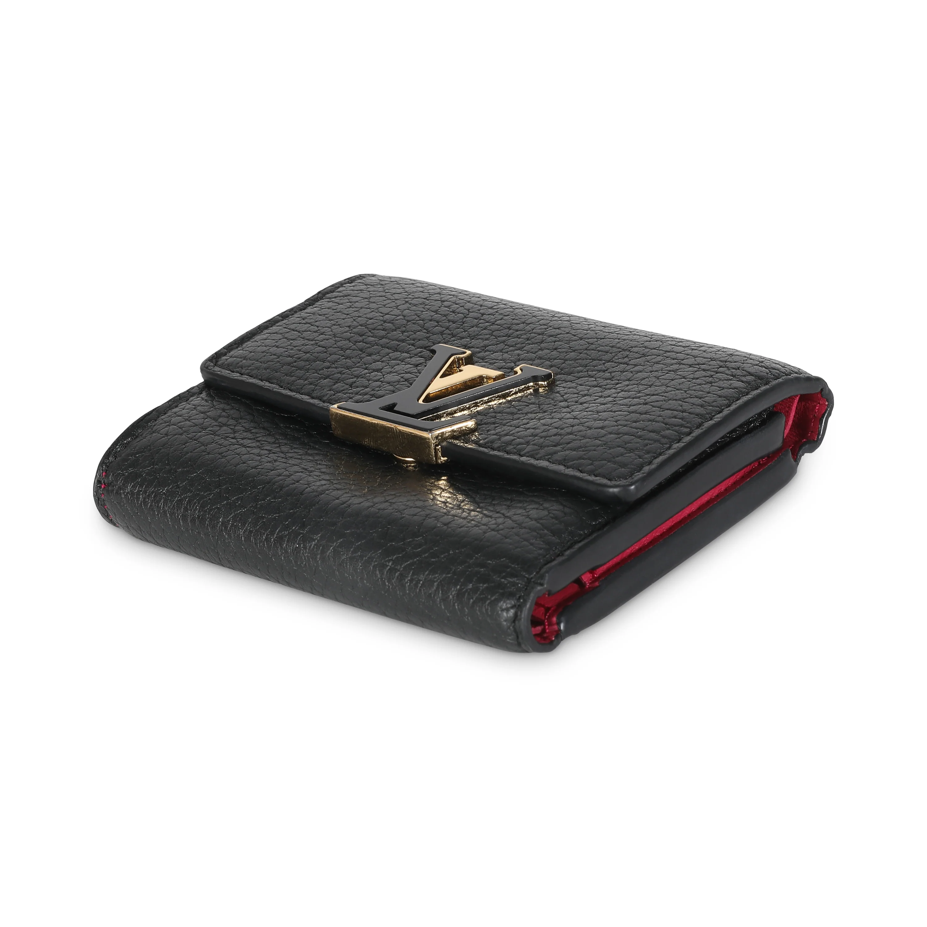 Black Taurillon Capucines XS Wallet - Image 7