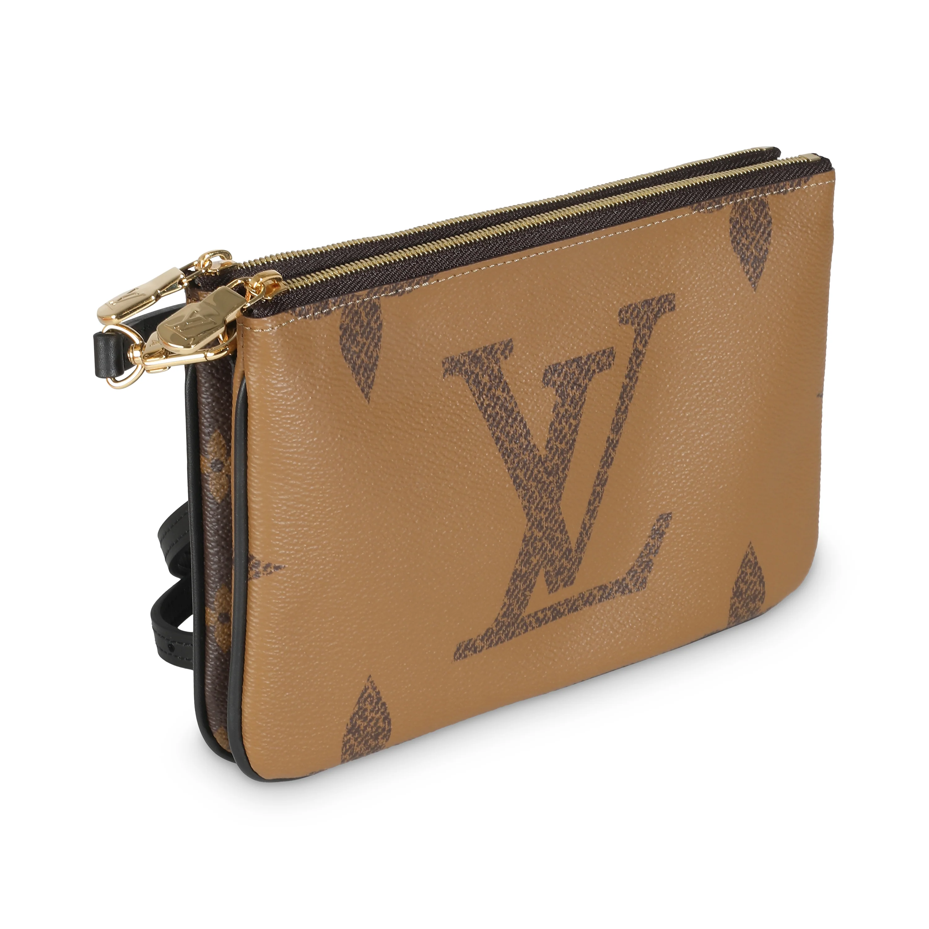 Reverse Monogram Canvas Double Zip Pochette - Image 3