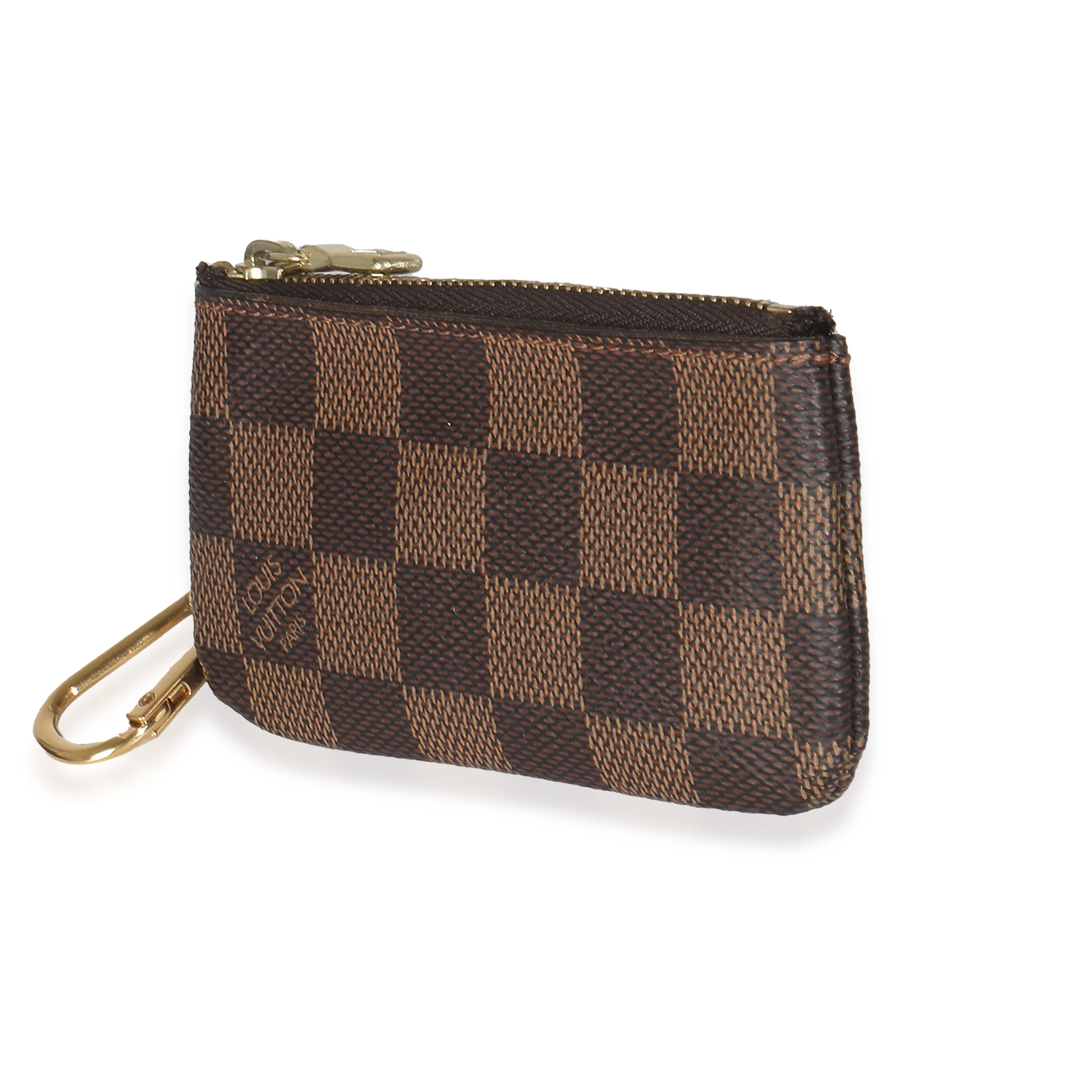Damier Ebene Canvas Key Pouch - Image 2