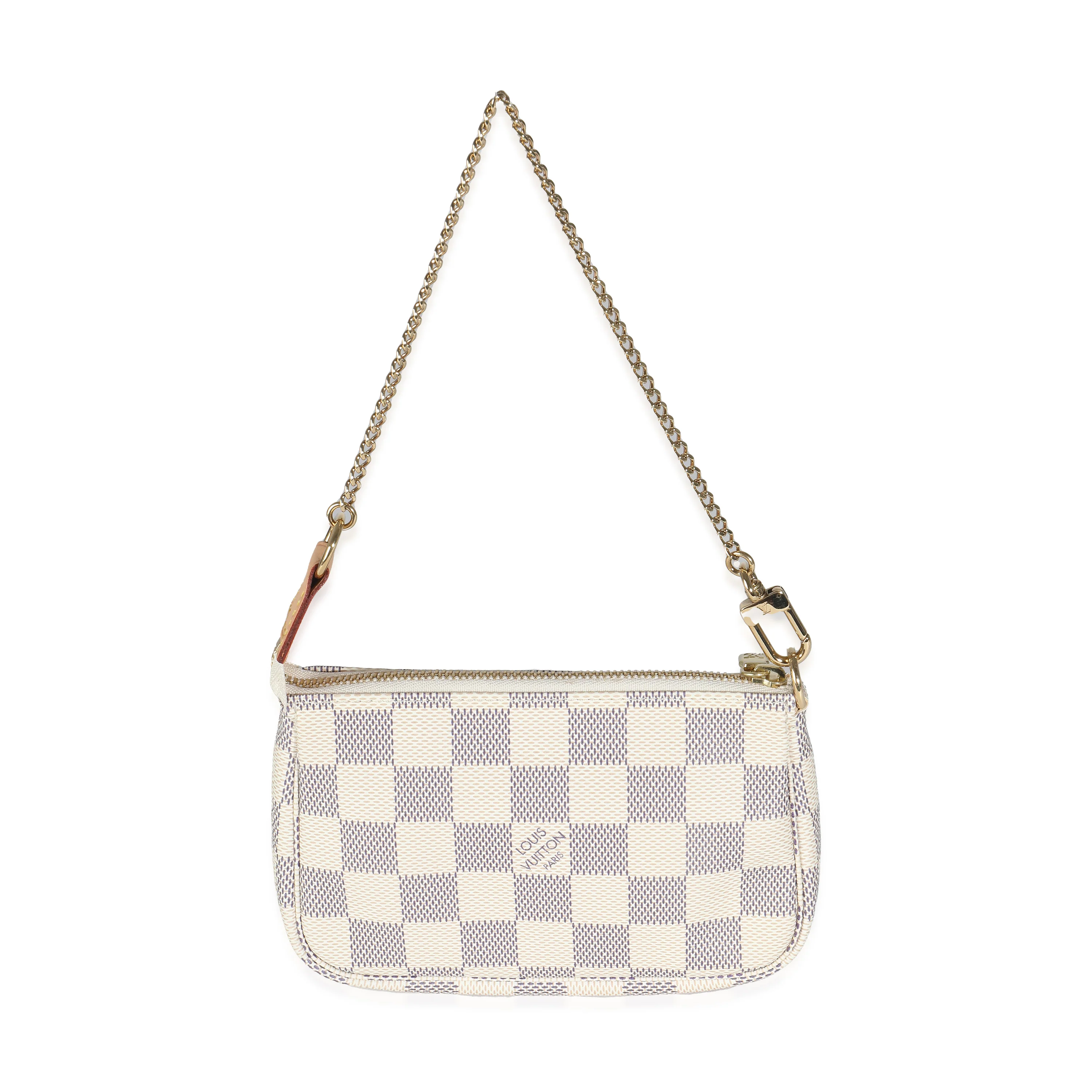 Damier Azur Canvas Mini Pochette Accessories - Image 4
