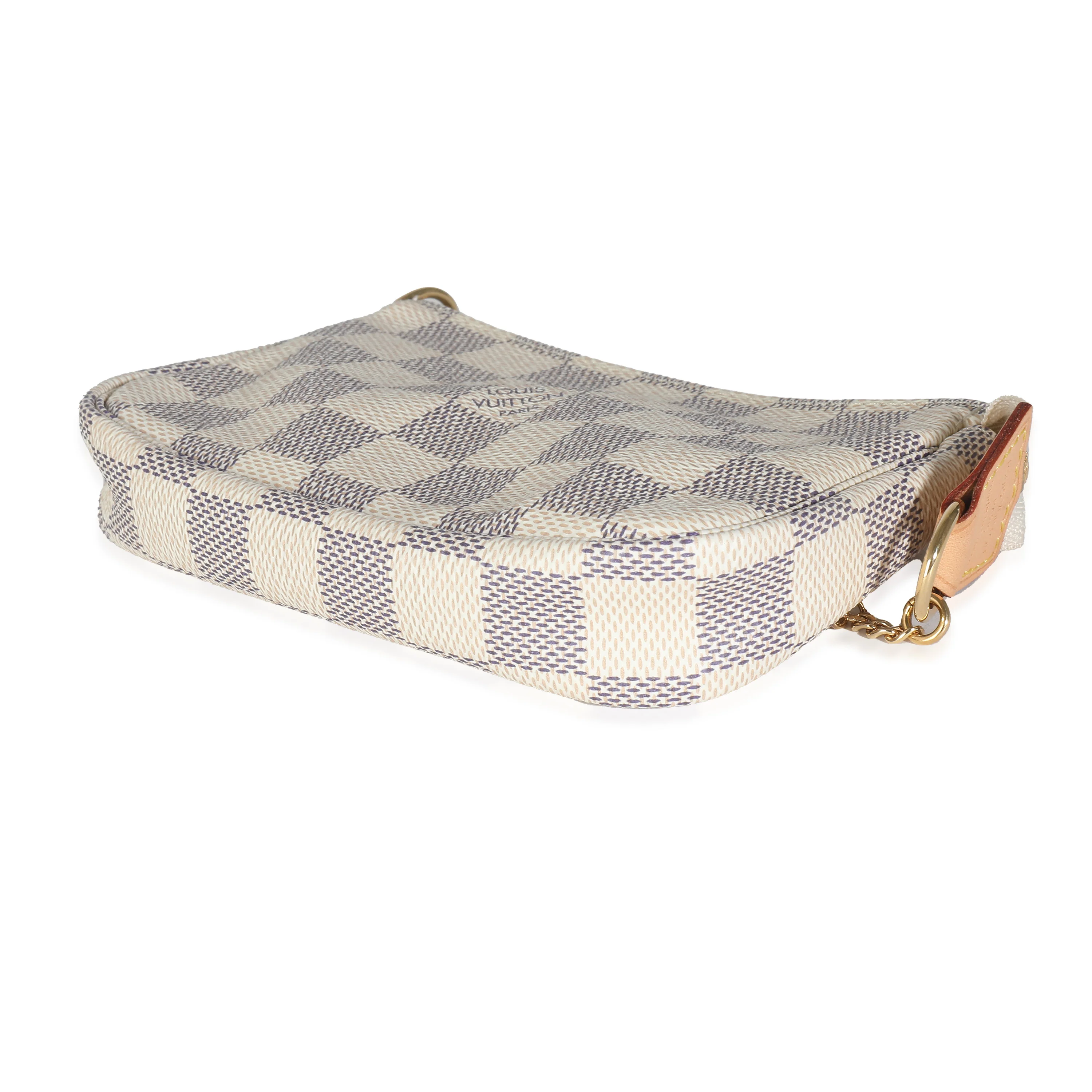 Damier Azur Canvas Mini Pochette Accessories - Image 7
