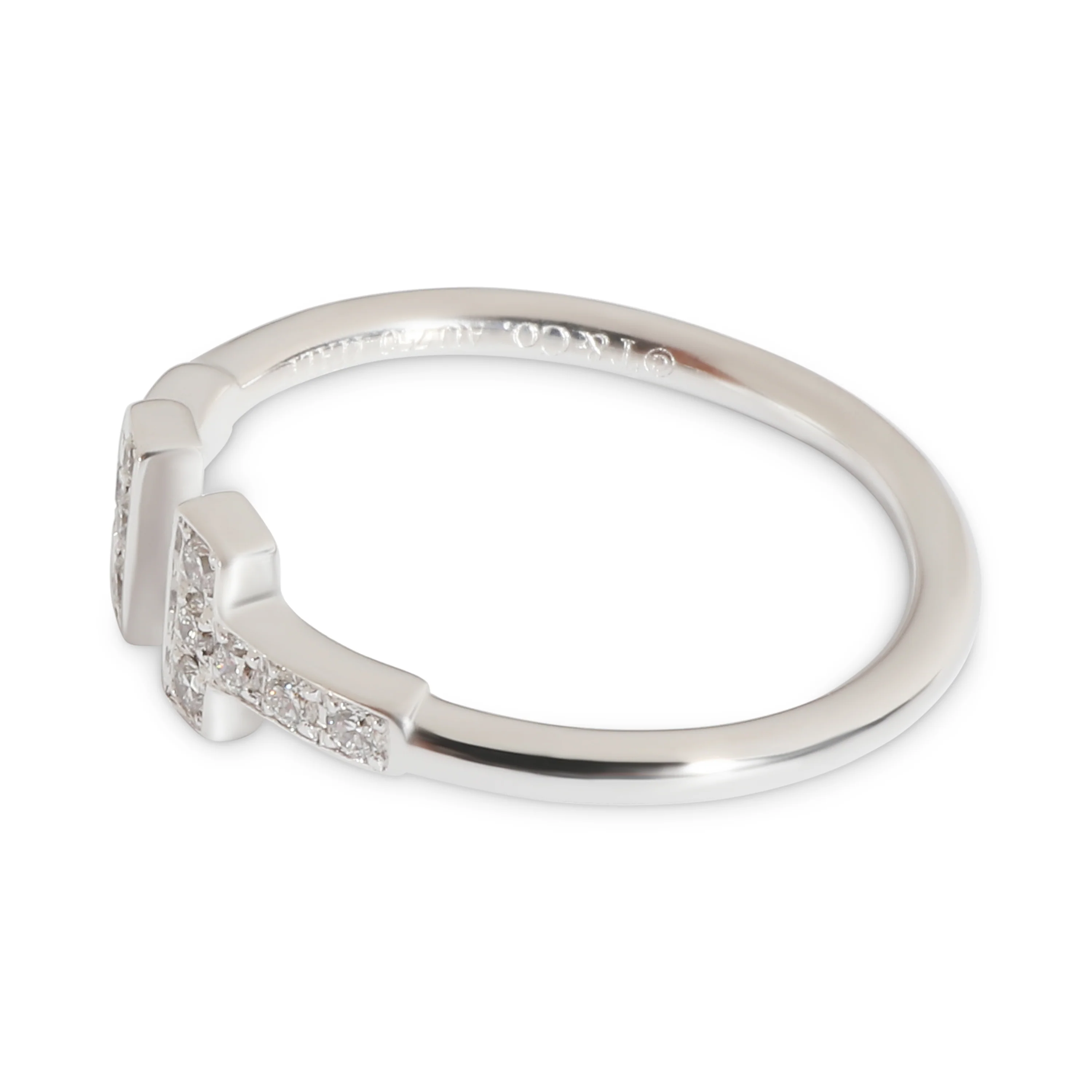 Tiffany T Fashion Ring in 18k Yellow Gold 0.13 CTW - Image 2
