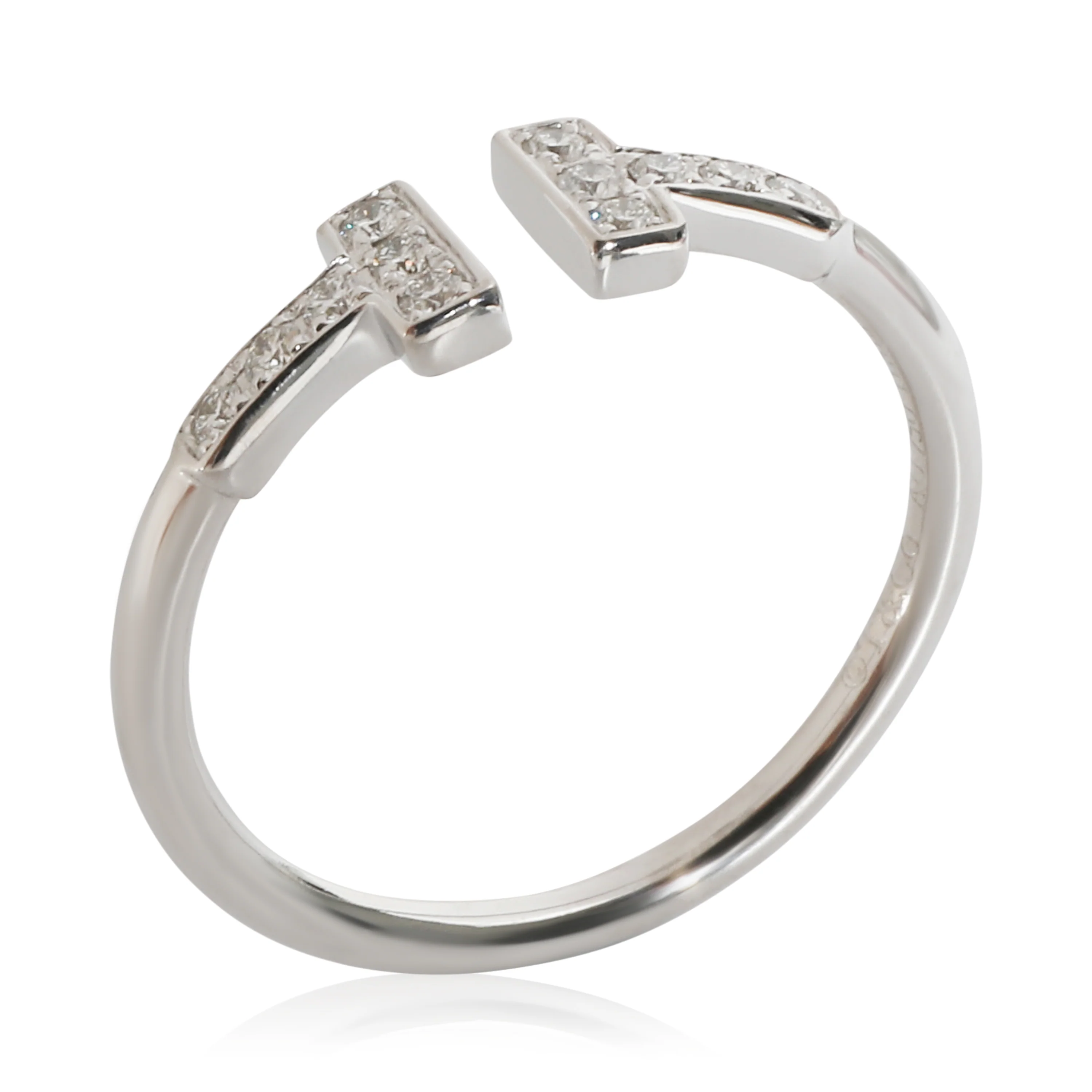 Tiffany T Fashion Ring in 18k Yellow Gold 0.13 CTW - Image 4