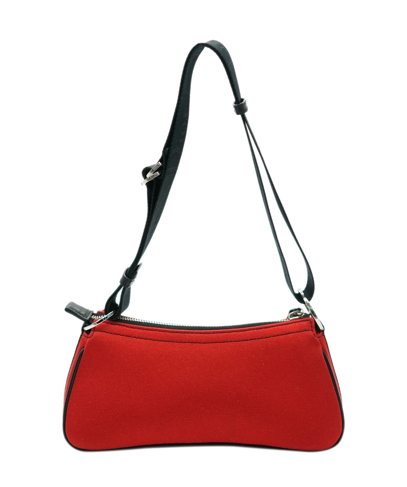 Red Silk Jersey Crystal Hardcore Bag - Image 3