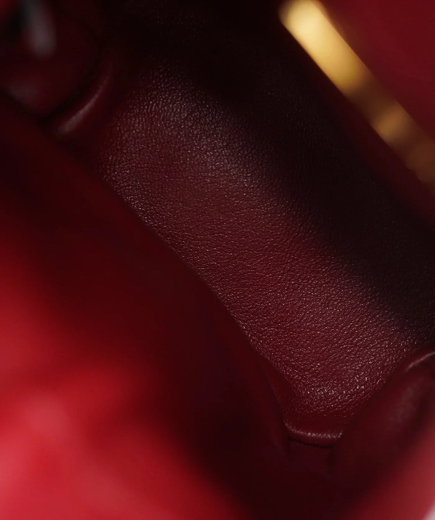 Red Vernis Patent Mini Pouch - Image 5