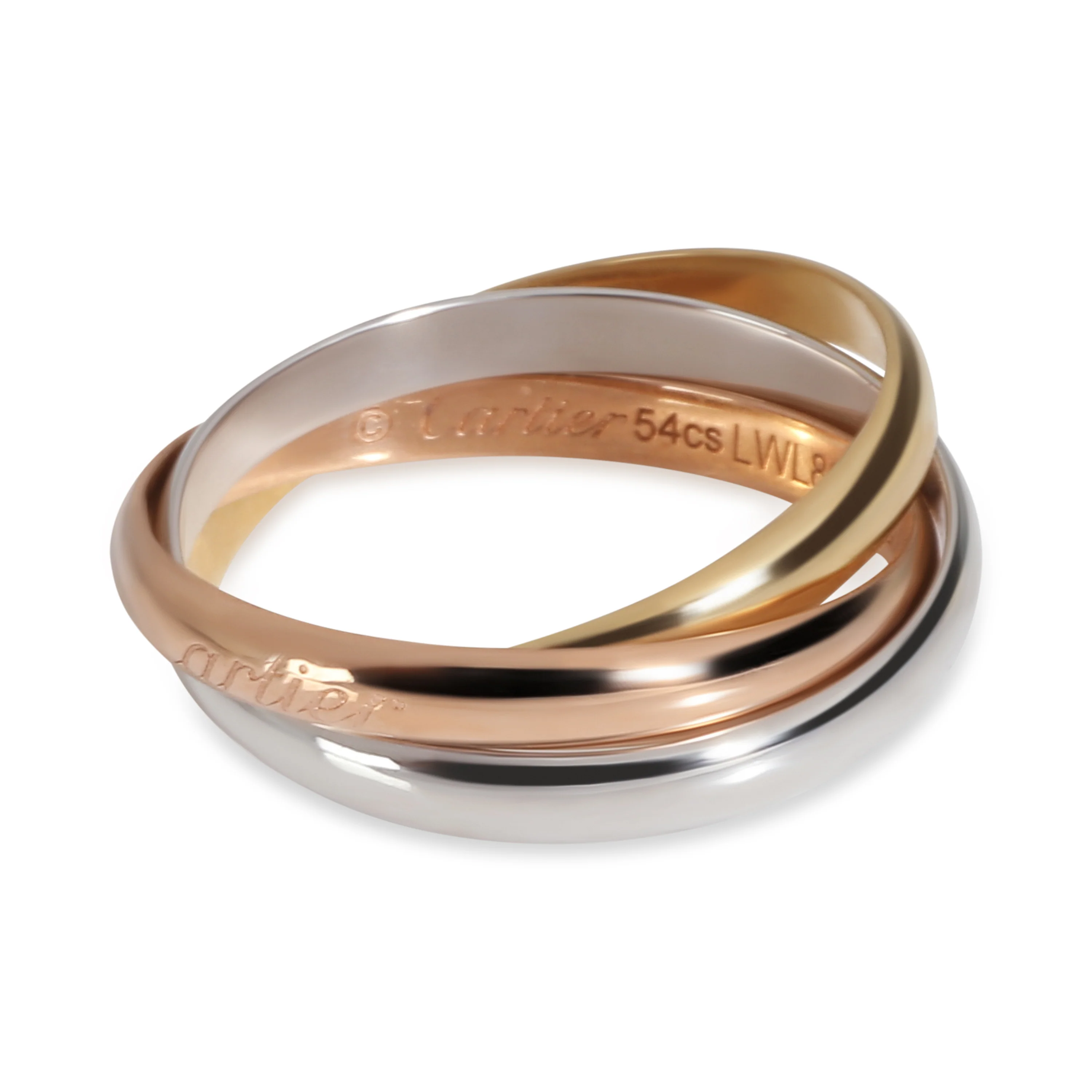 Trinity Fashion Ring in 18k 3 Tone Gold - Image 2
