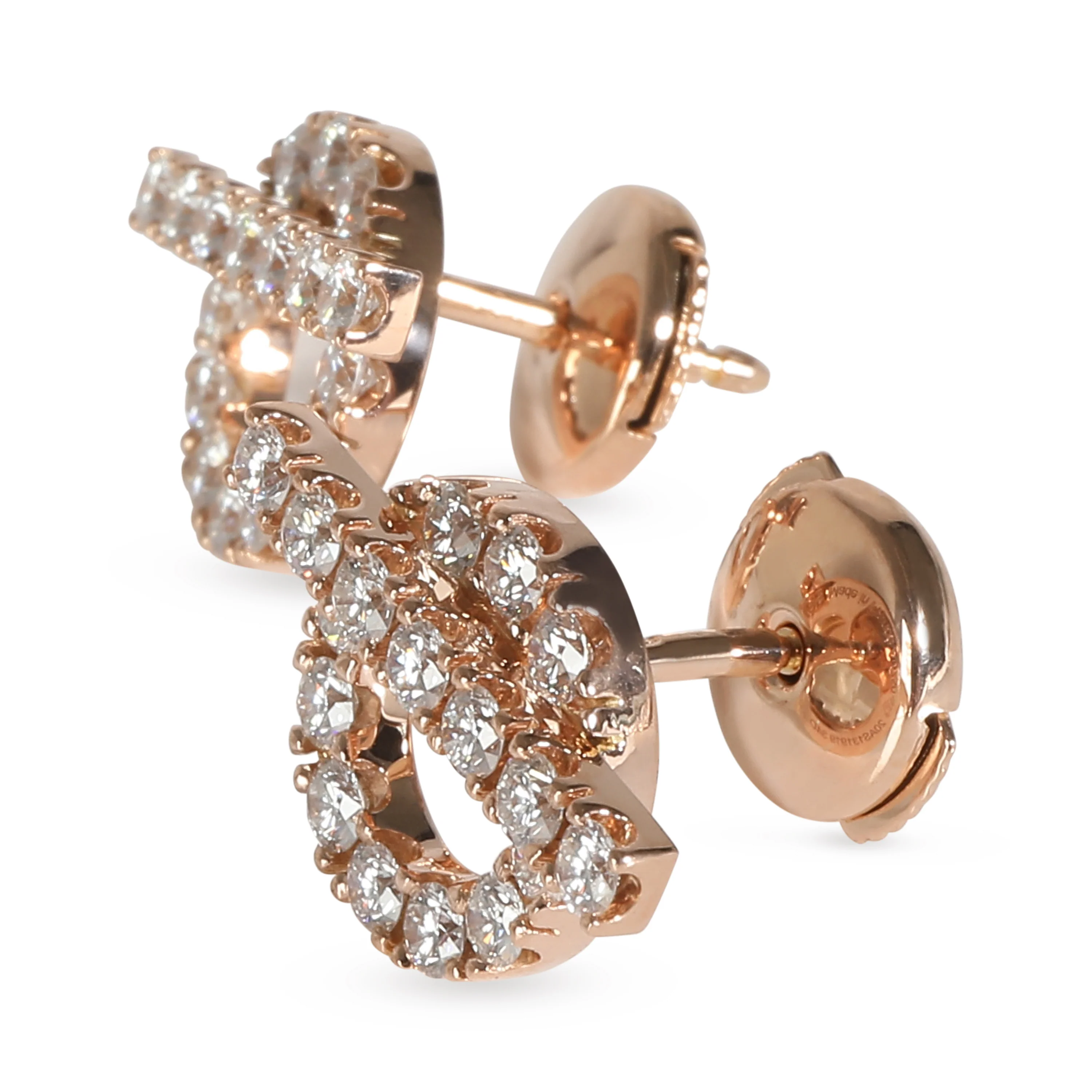Finesse Earrings in 18k Rose Gold 0.92 CTW - Image 3