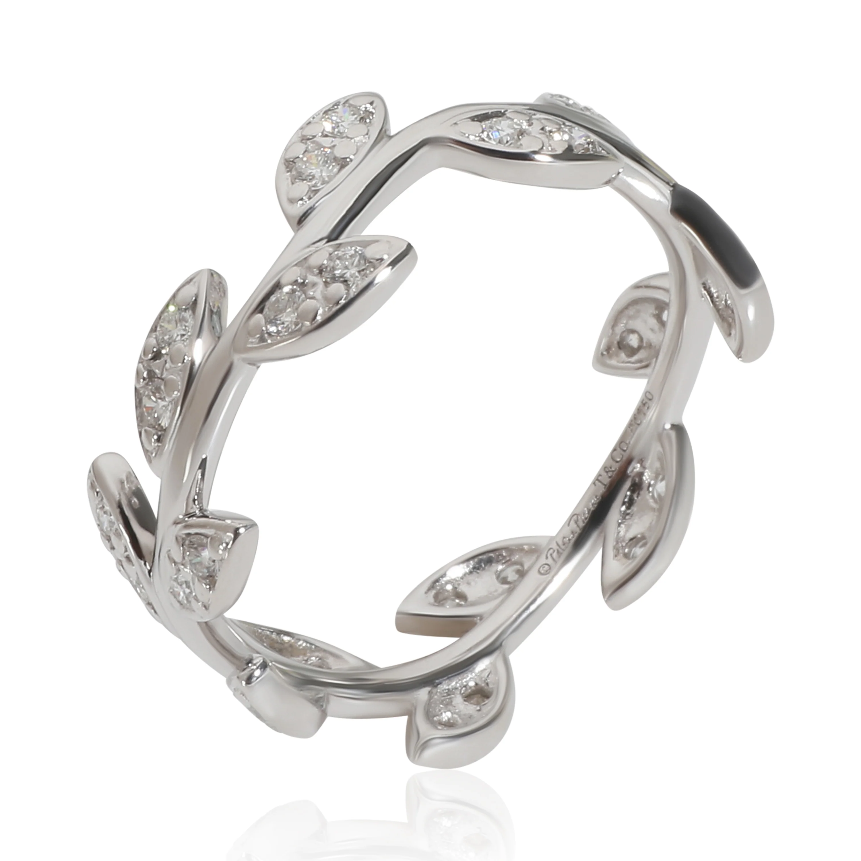 Paloma Picasso Fashion Ring in 18k White Gold 0.28 CTW - Image 4