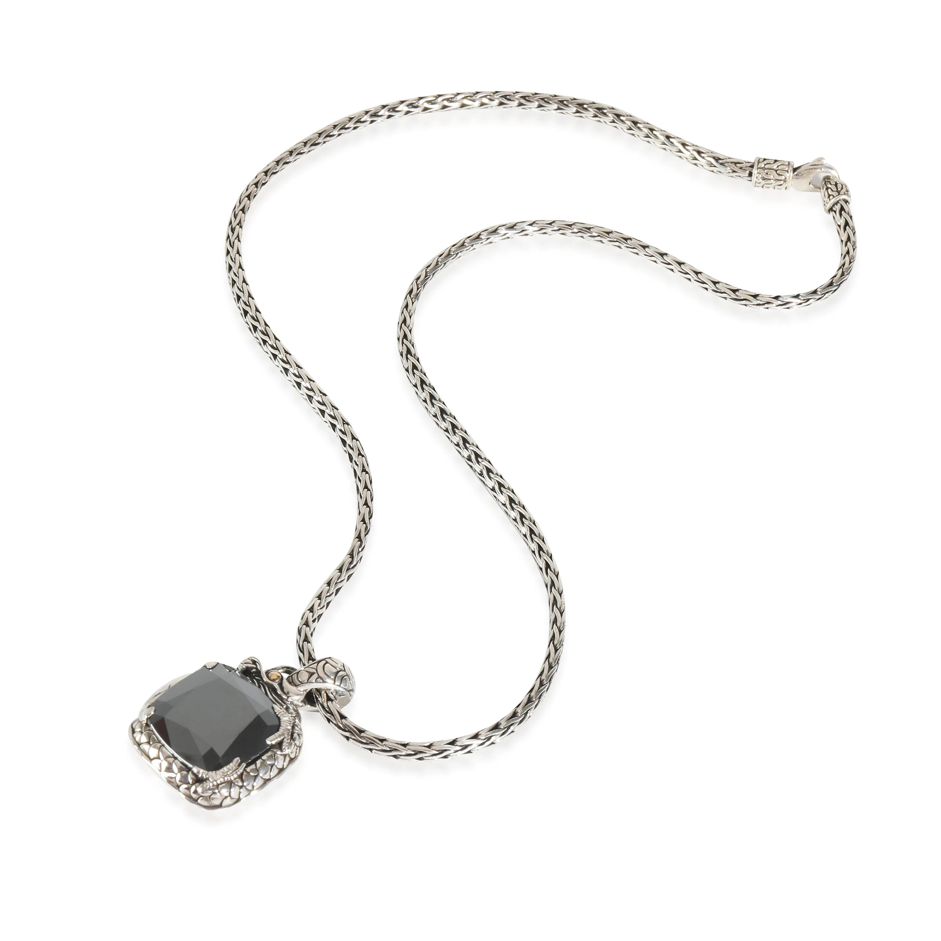 Naga Hematite Pendant in  Sterling Silver - Image 2